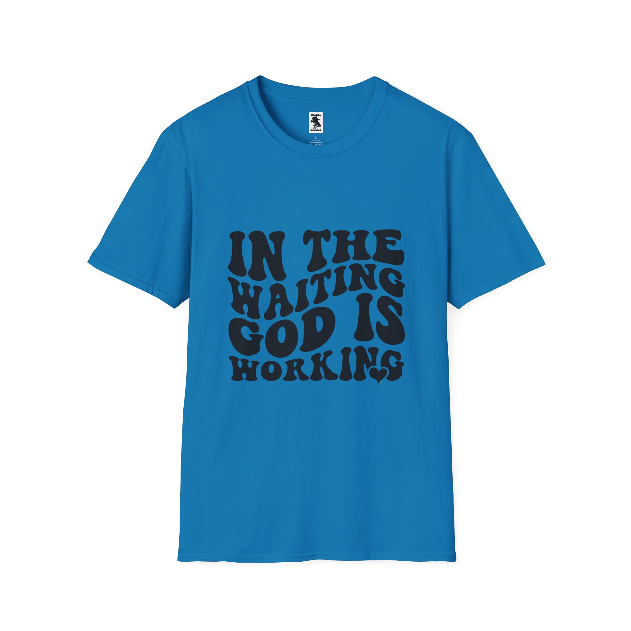 Inspirational Workout Unisex T-Shirt - 'In the Waiting God is Working' - Image 21