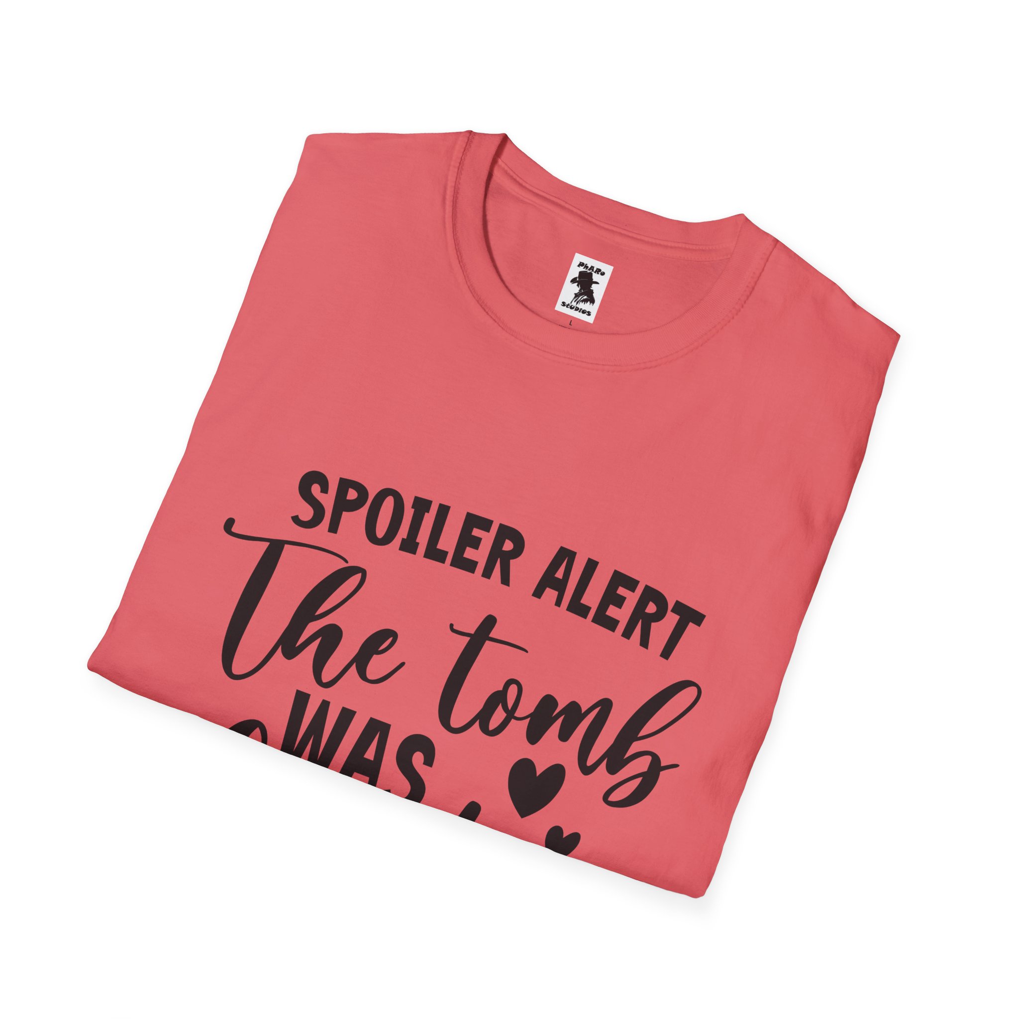'Spoiler Alert: The Tomb Was Empty' Unisex Softstyle T-Shirt - Perfect for Easter and Celebrations! - Image 12