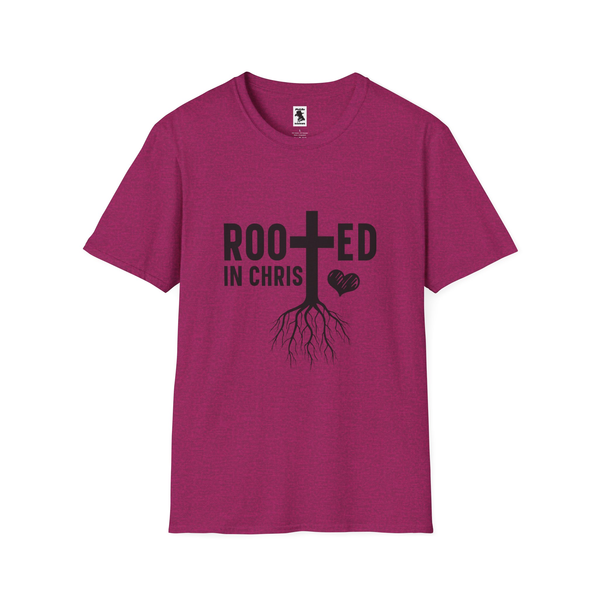 Rooted in Christ Unisex Softstyle T-Shirt - Image 17