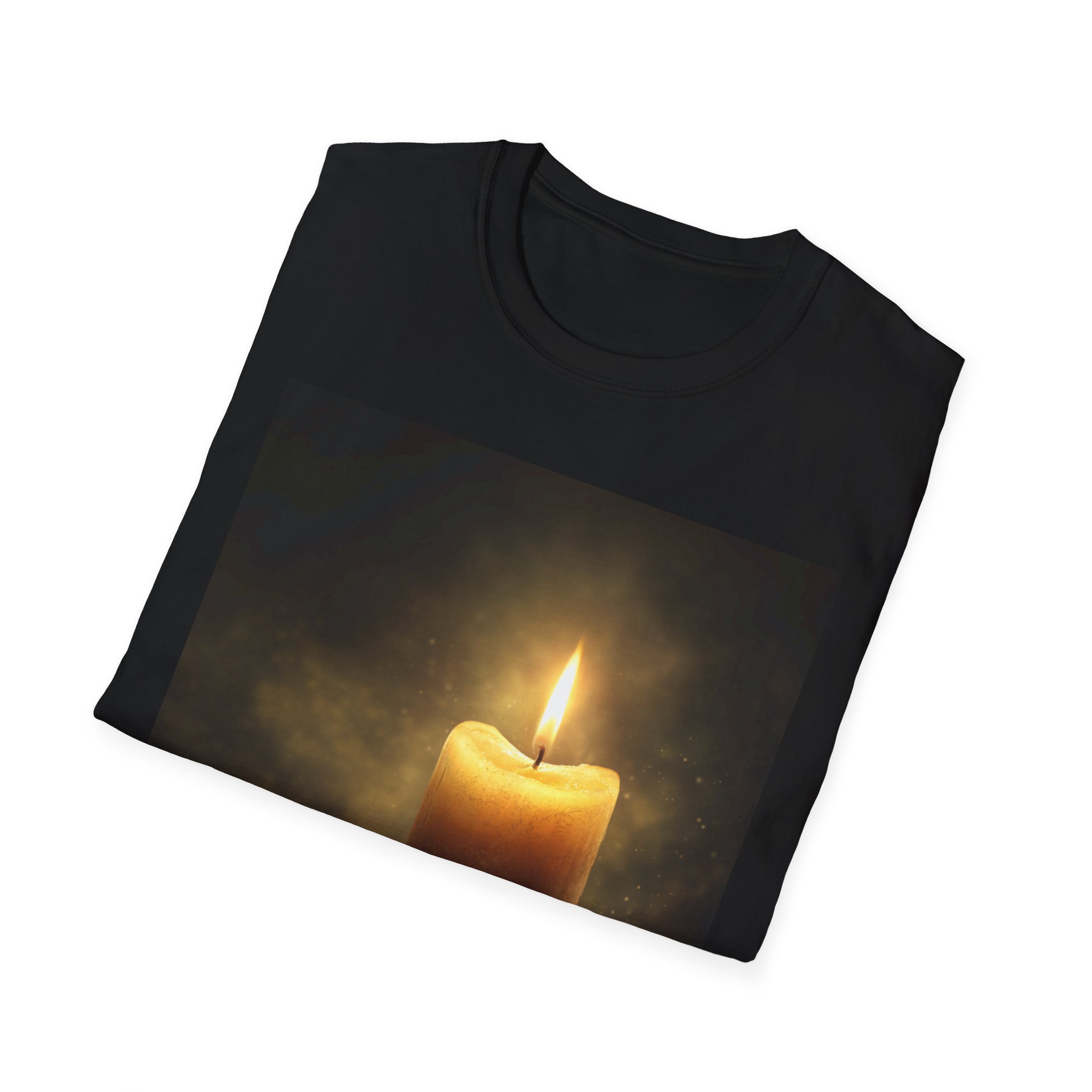 Lightbearer Unisex T-Shirt, Cozy Gift for Home Lovers, Relaxing Aesthetic Apparel, Perfect for Birthdays, Meditation, or Home Decor - Image 4