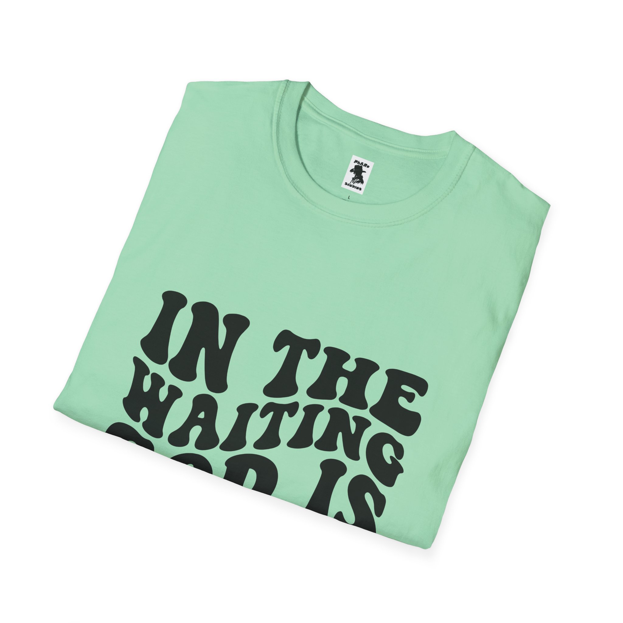 Inspirational Workout Unisex T-Shirt - 'In the Waiting God is Working' - Image 16