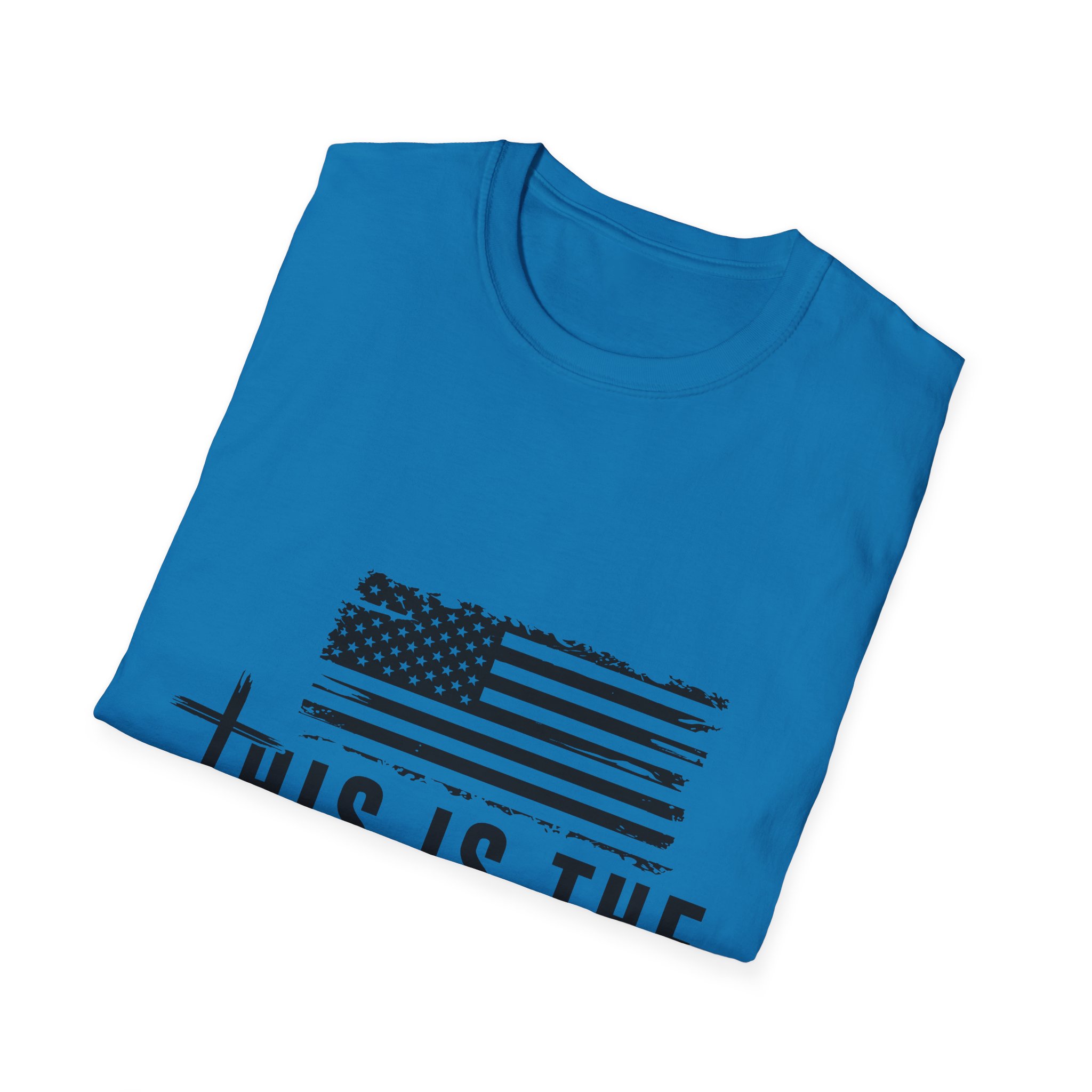 "This Is The Turning Point" Distressed American Flag Tee - Image 16