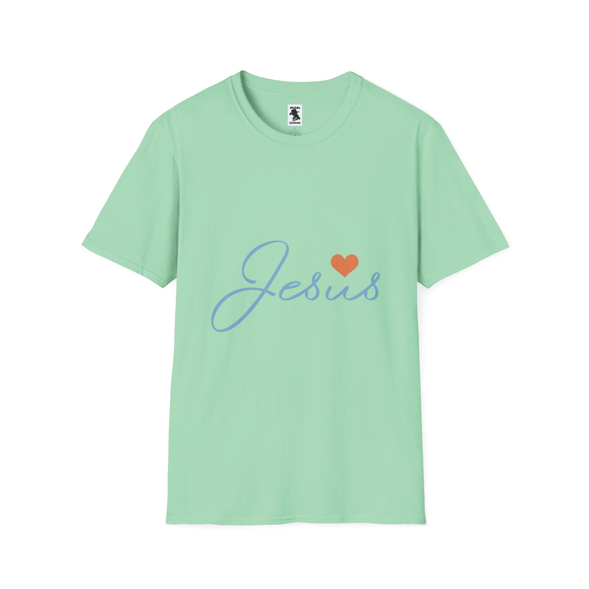 Jesus Love Unisex Softstyle T-Shirt - Faith-Inspired Casual Wear - Image 17