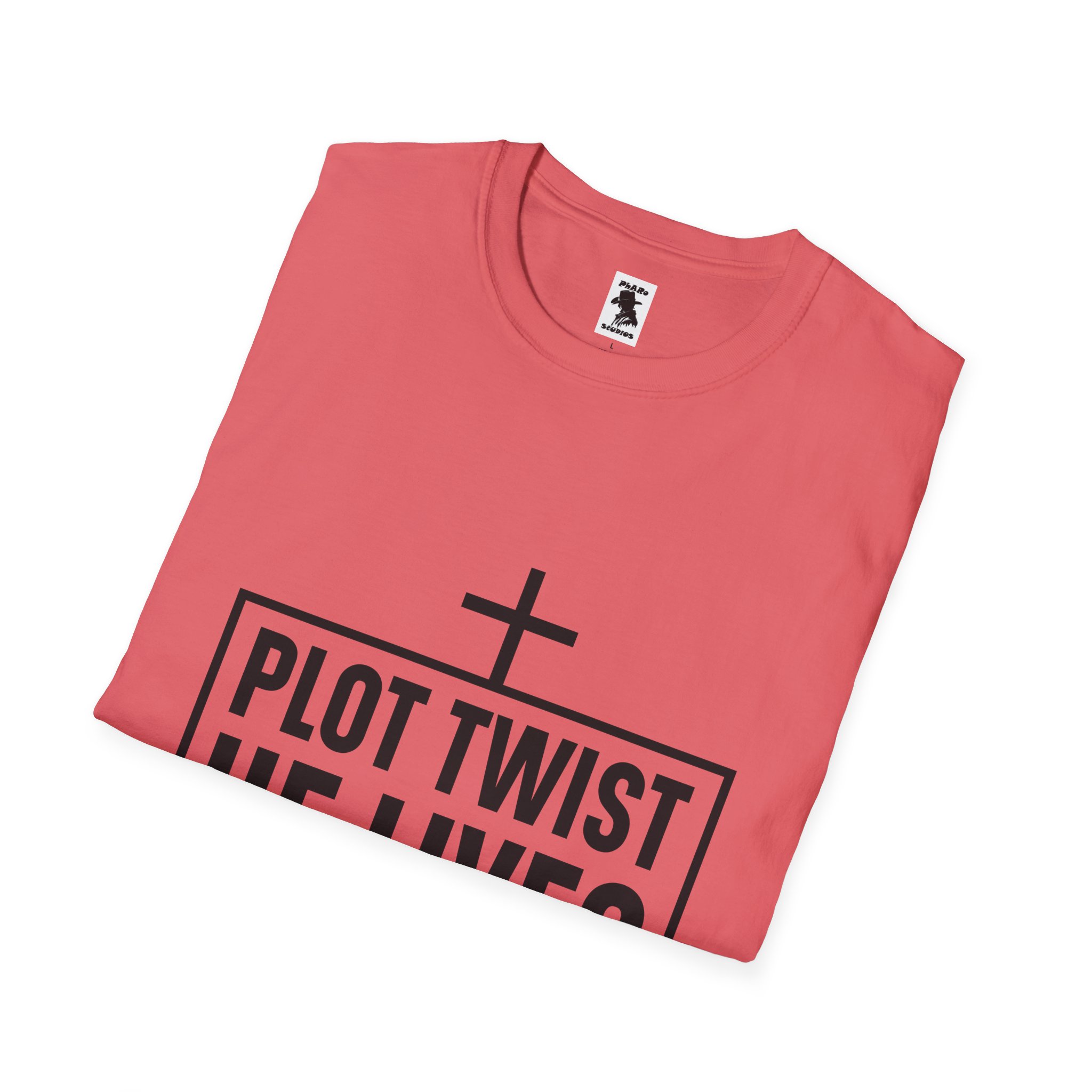 Unisex Softstyle T-Shirt - 'Plot Twist He Lives' Inspirational Faith Shirt - Image 16