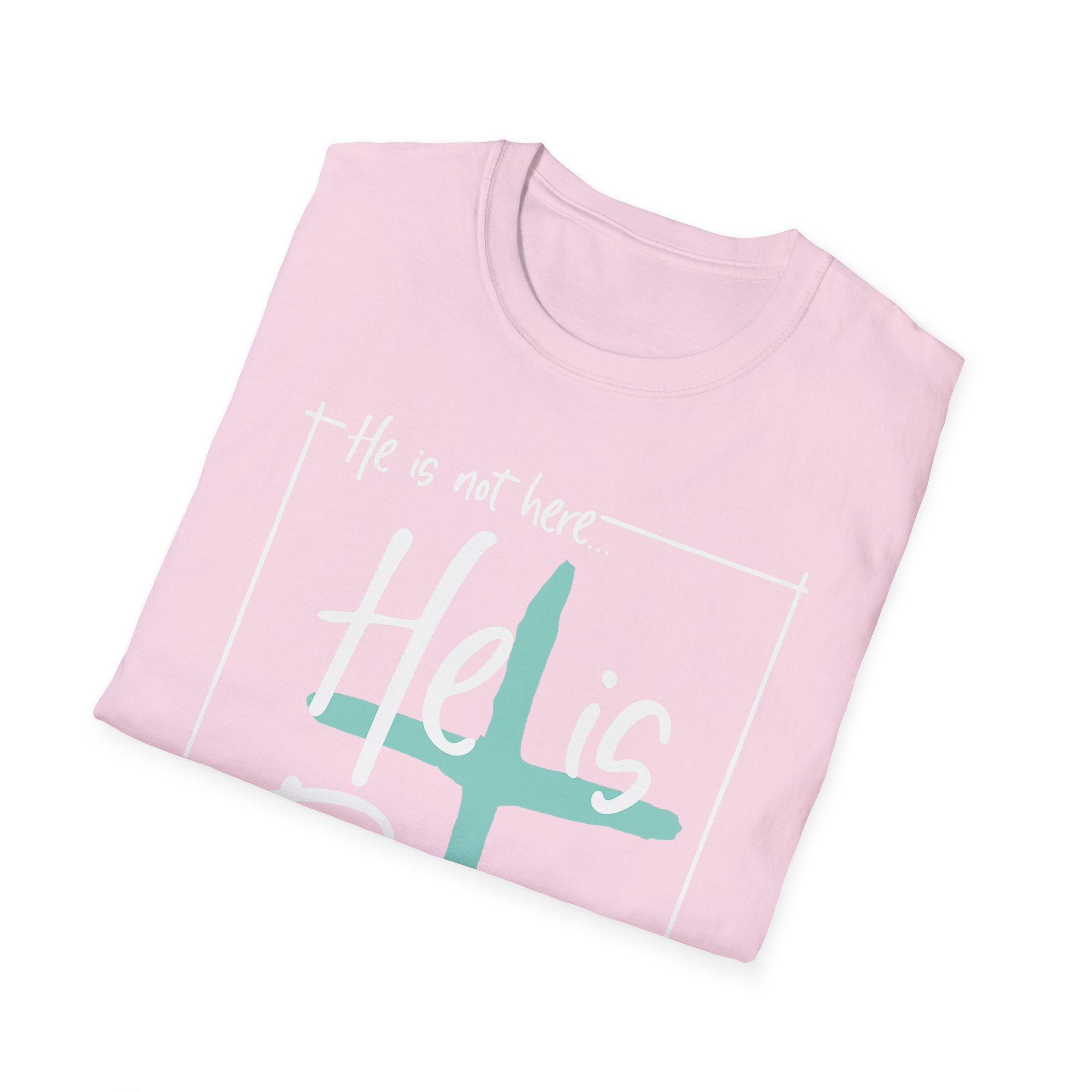 He Is Risen T-Shirt — Christian Easter Cross Tee - Image 20