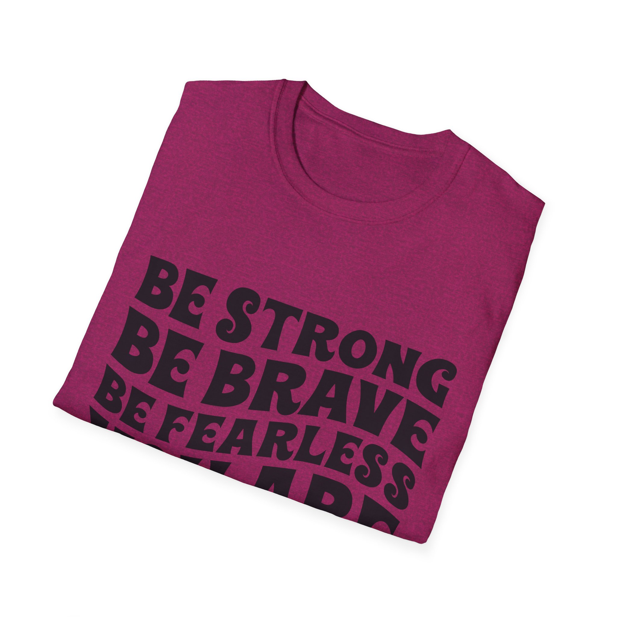 Be Strong Be Brave Be Fearless "You Are Never Alone" T-Shirt — Joshua 1:9 Inspirational Tee - Image 4