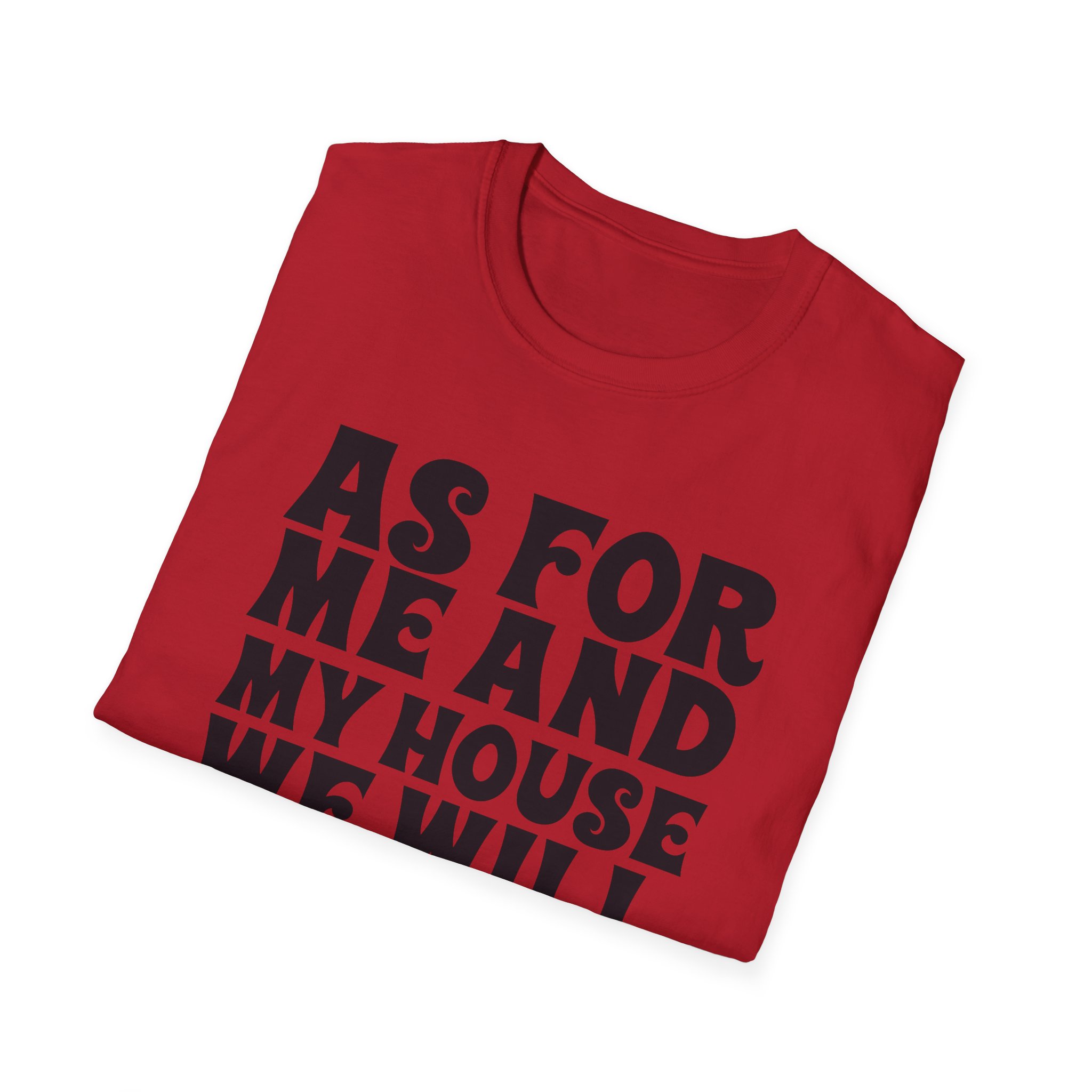 Serve the Lord T‑Shirt — "As For Me and My House" Joshua 24:15 Christian Tee - Image 48