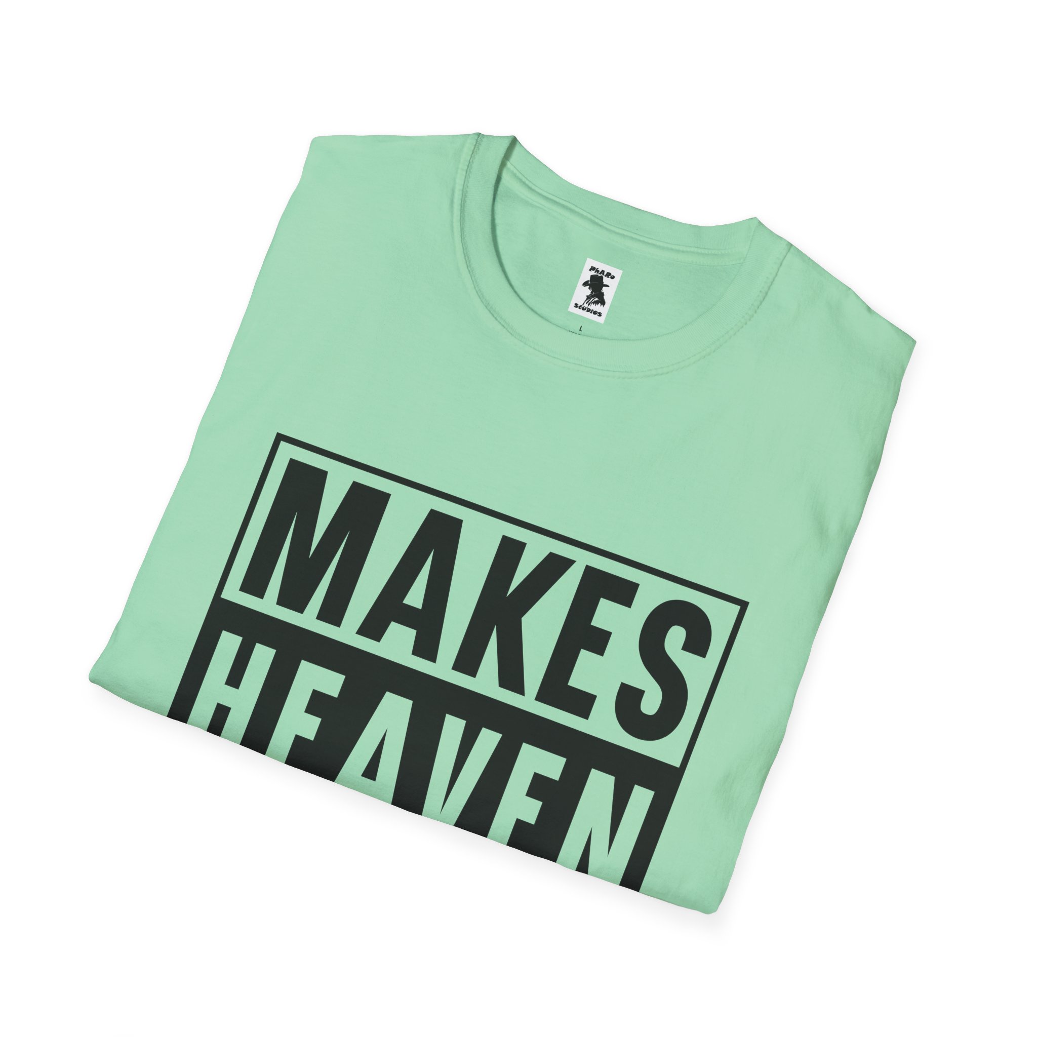 Makes Heaven Crowded Unisex Softstyle T-Shirt - Image 20