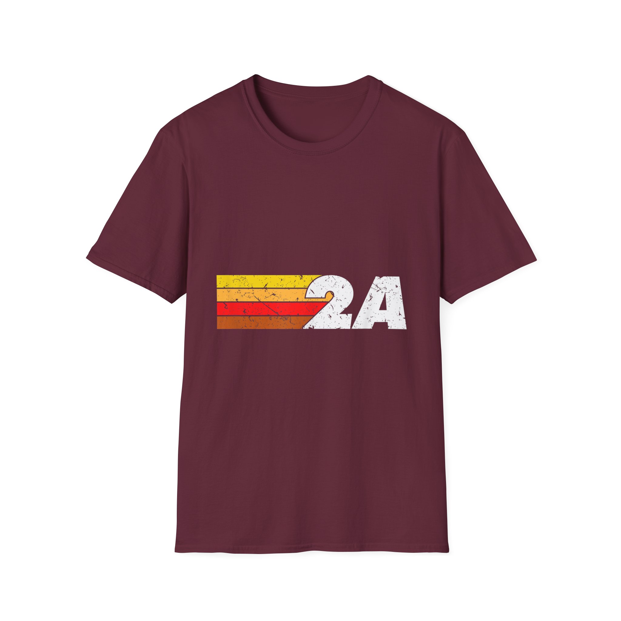 2A Retro Stripes T-Shirt — Vintage 2A Gun Rights Tee - Image 5