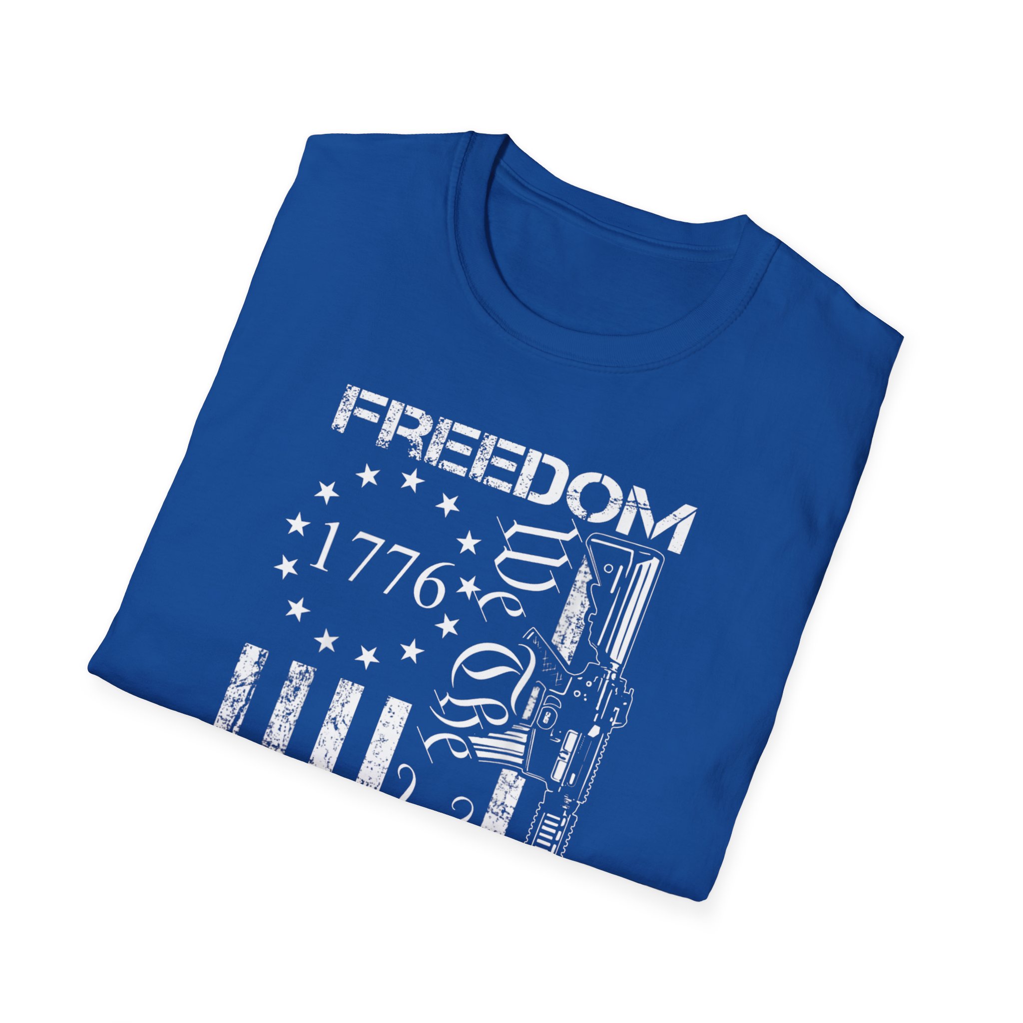 Freedom Over Fear 1776 Flag T-Shirt — We The People Patriotic Gun Rights Tee - Image 8