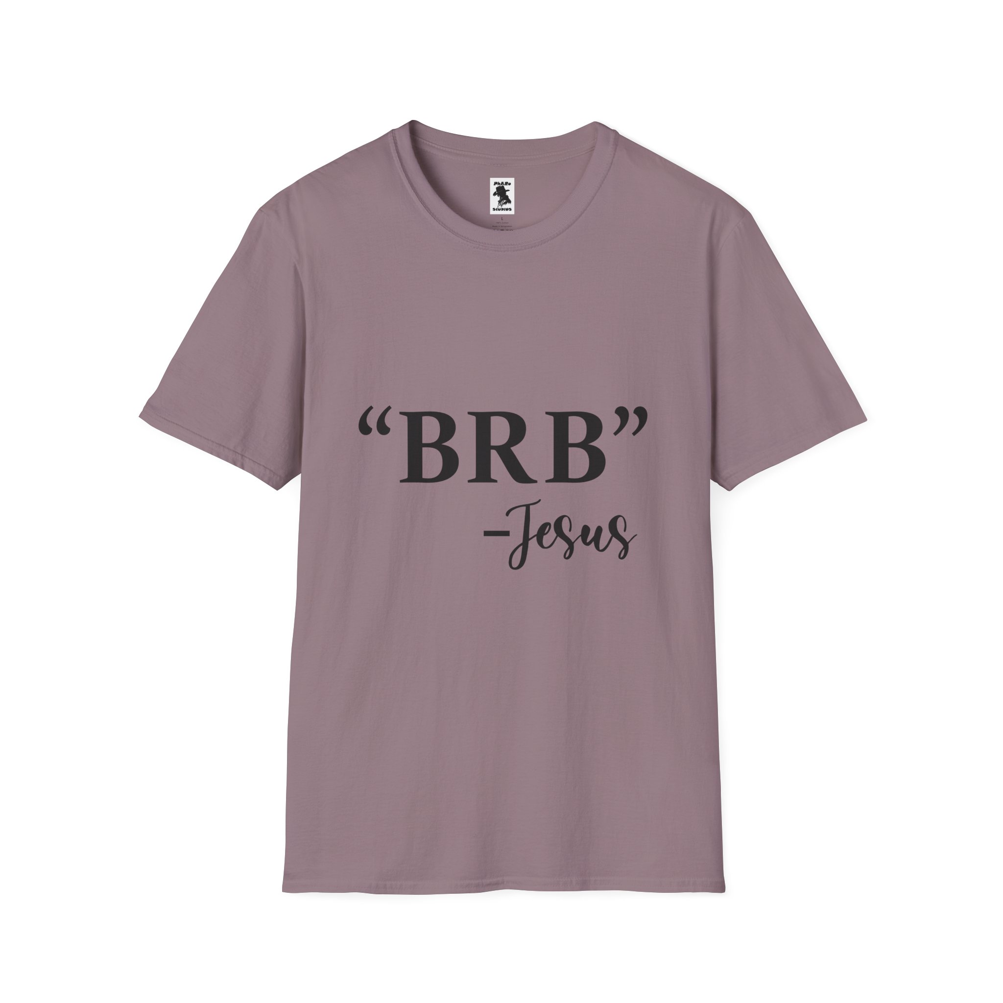 BRB Jesus Unisex Softstyle T-Shirt - Casual Faith Tee for Everyday Comfort - Image 5