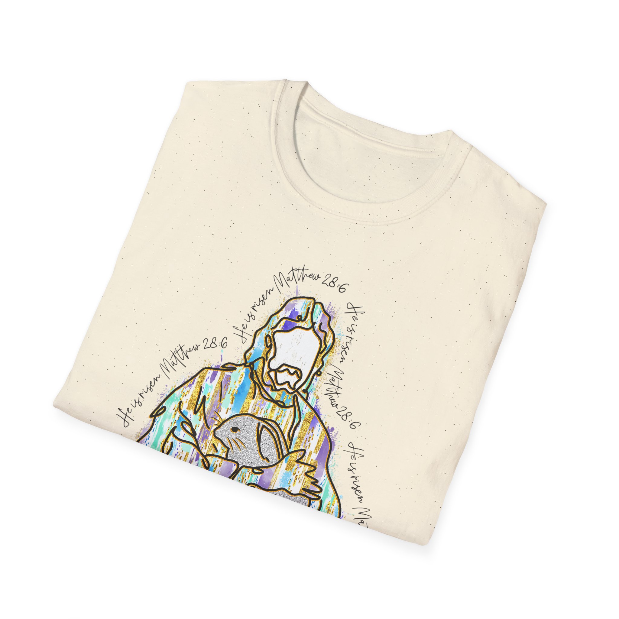 Matthew 28:6 Unisex Tee - Image 8