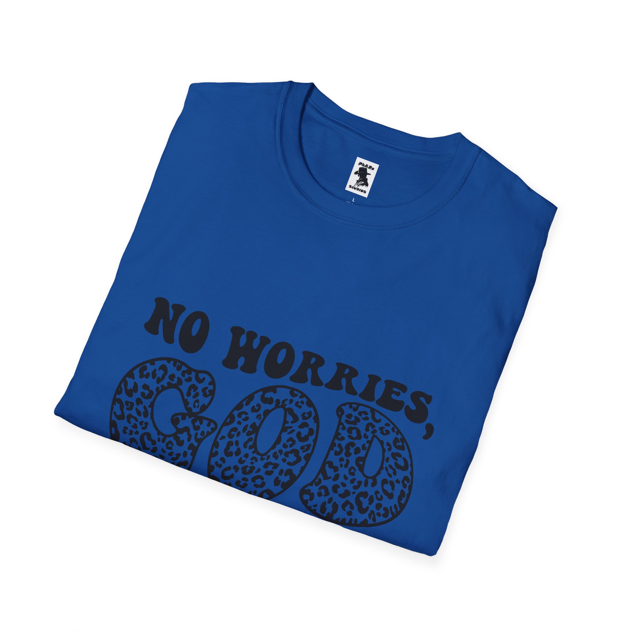 Inspirational Unisex Softstyle T-Shirt | "No Worries, God Got Me" - Image 32