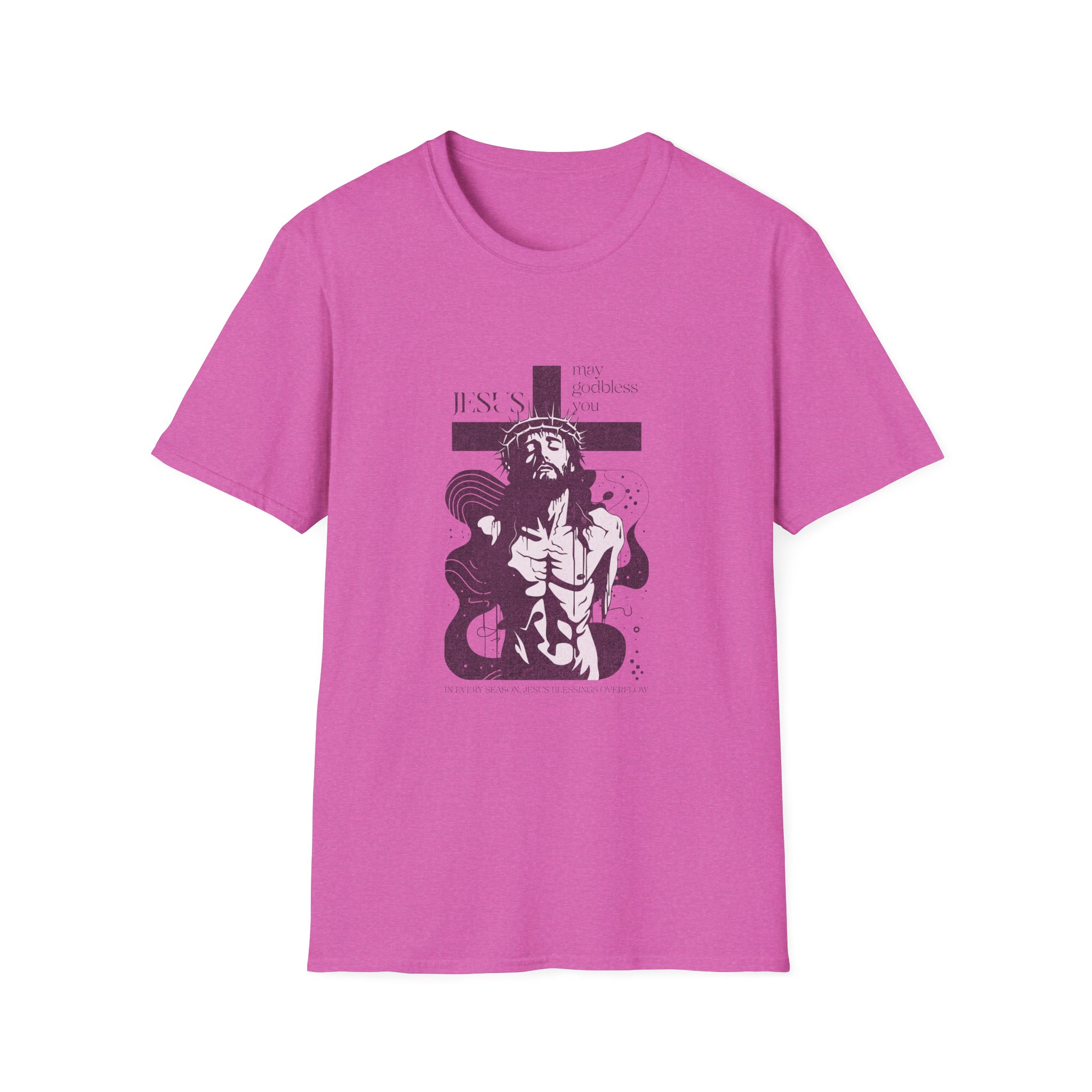 Stylized Jesus Cross Illustration (Religious Christian Tee) - Image 21