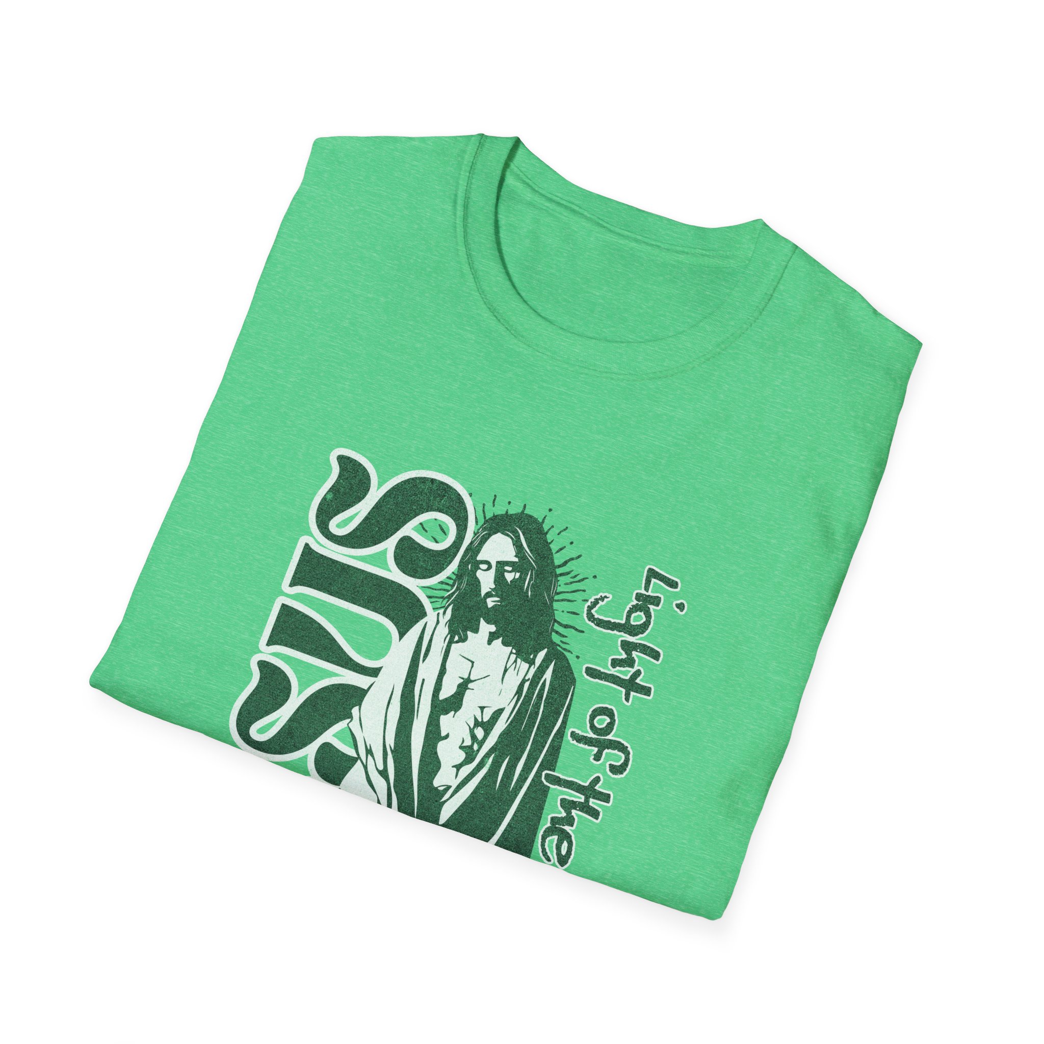 Jesus "Light of the World" Graphic T-Shirt - Image 10