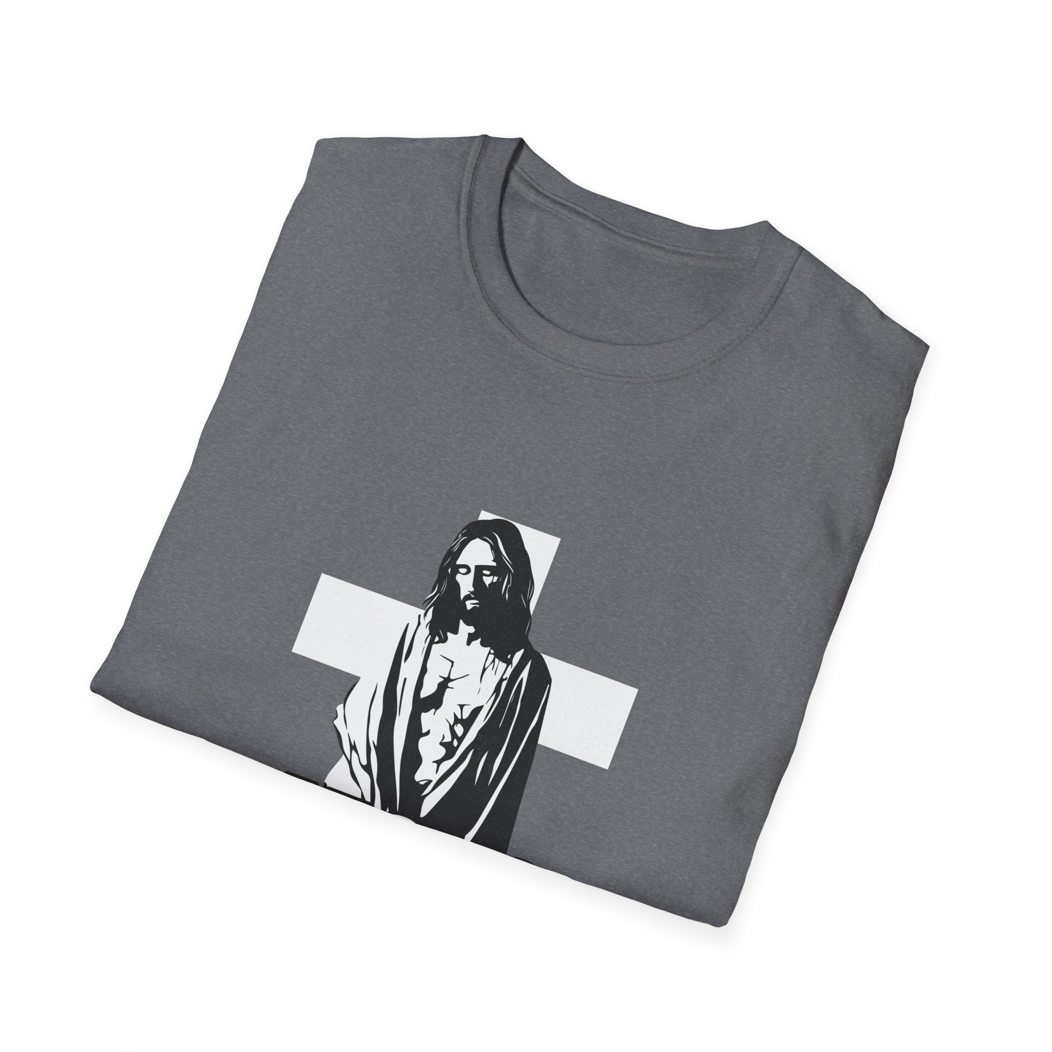 Jesus Cross Graphic T-Shirt — Faith-Based Christian Tee - Image 2