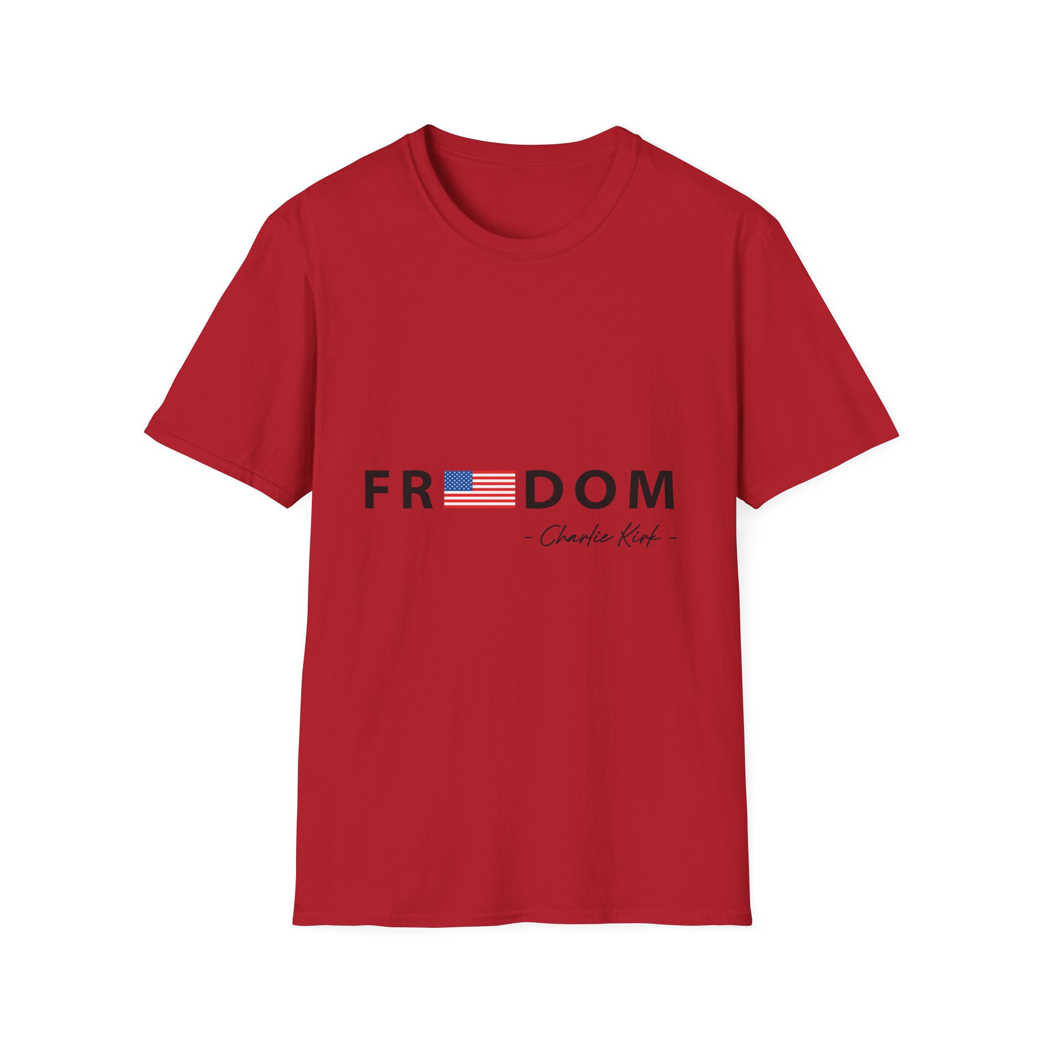 Freedom T-Shirt — "Freedom" with American Flag Graphic - Image 15