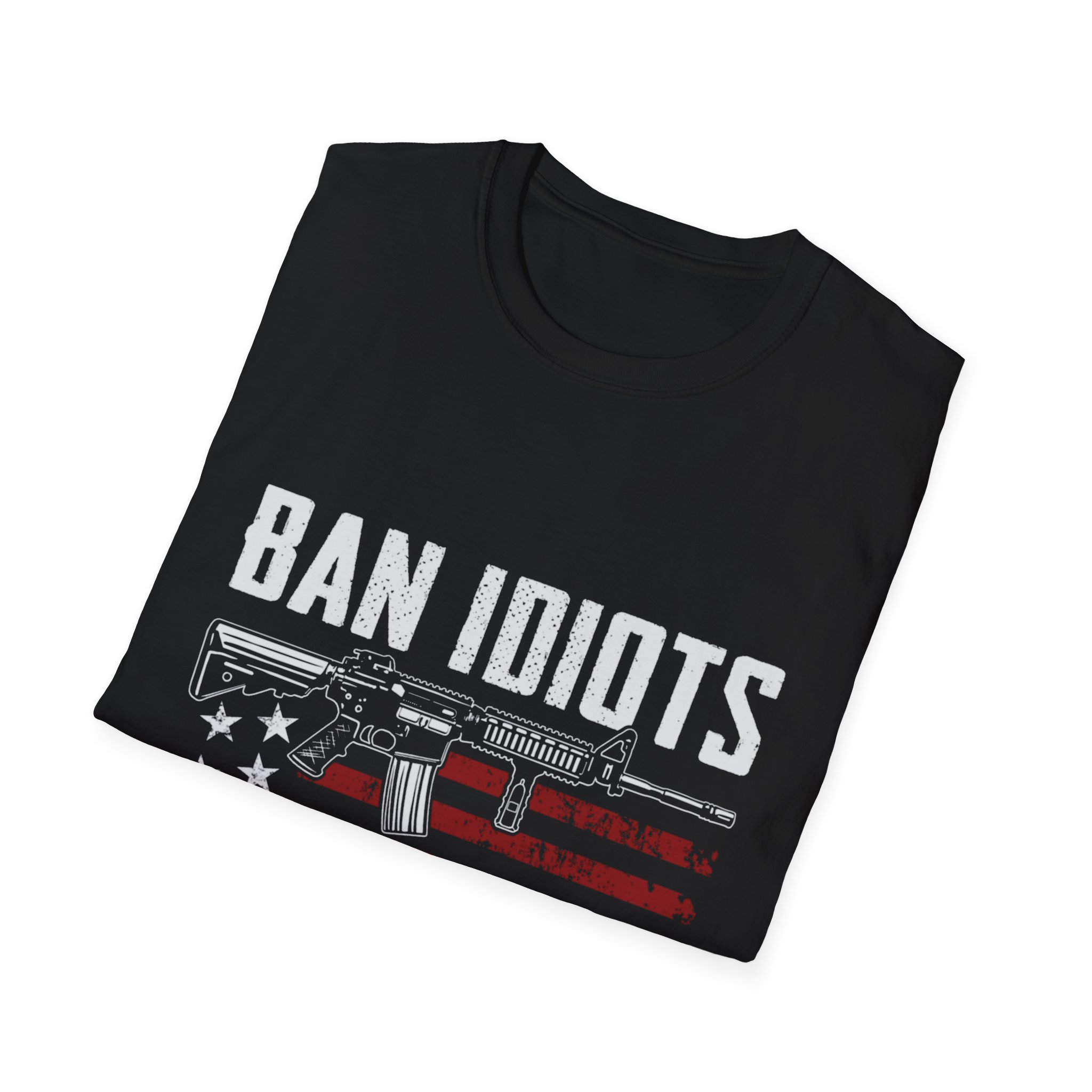 Ban Idiots Not Guns T-Shirt — Political Statement Tee for Gun Safety Advocates - Image 6