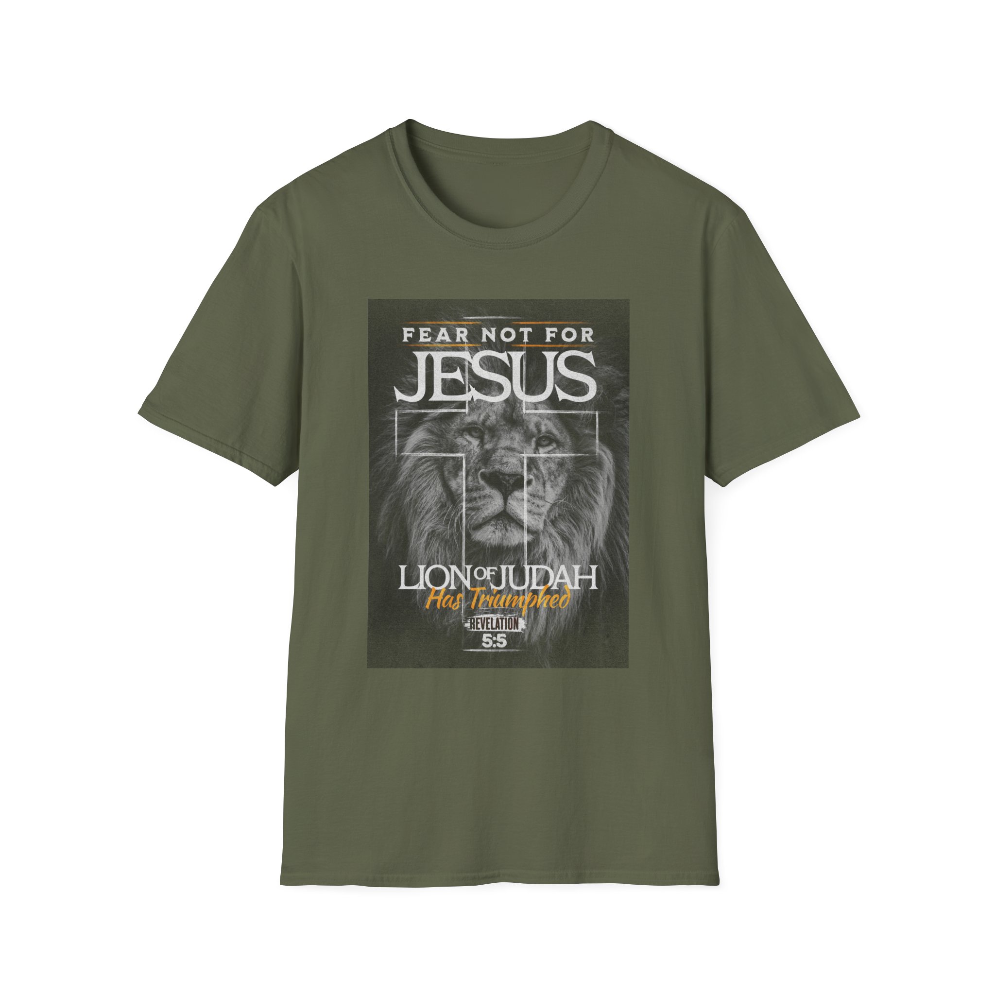 Lion of Judah T-Shirt — "Fear Not for Jesus" Christian Faith Tee - Image 15