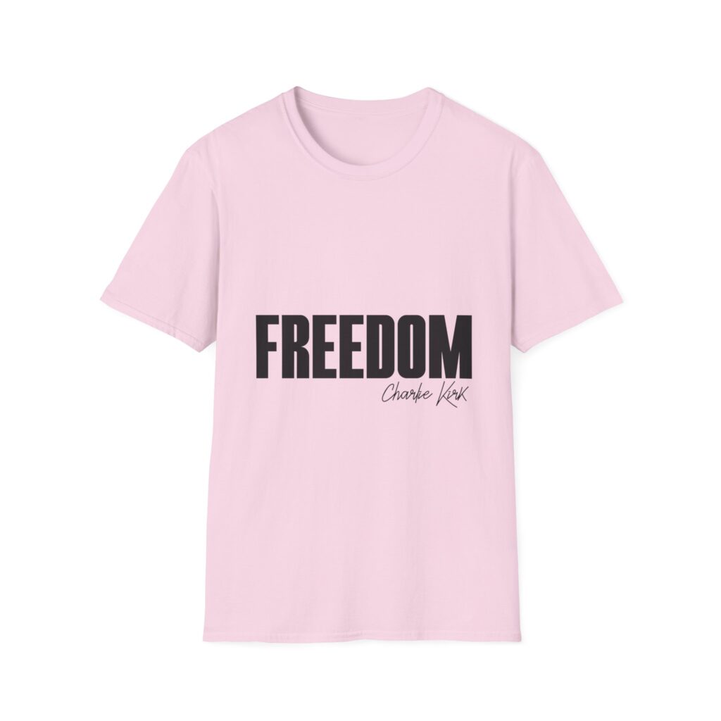 Freedom Graphic T-Shirt — 'FREEDOM' Bold Typography Tee