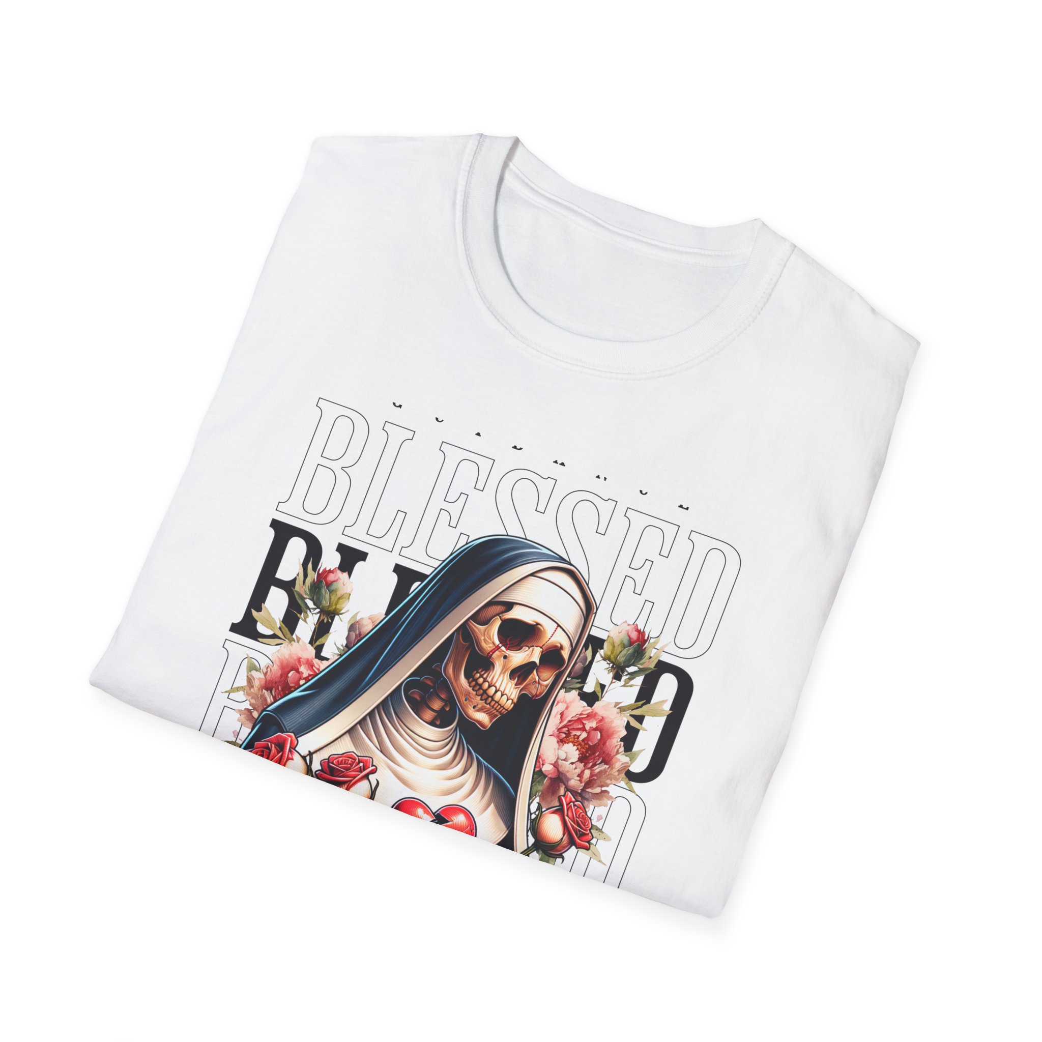 Blessed Nun T-Shirt — "Overflowing Blessings" Graphic Tee - Image 4