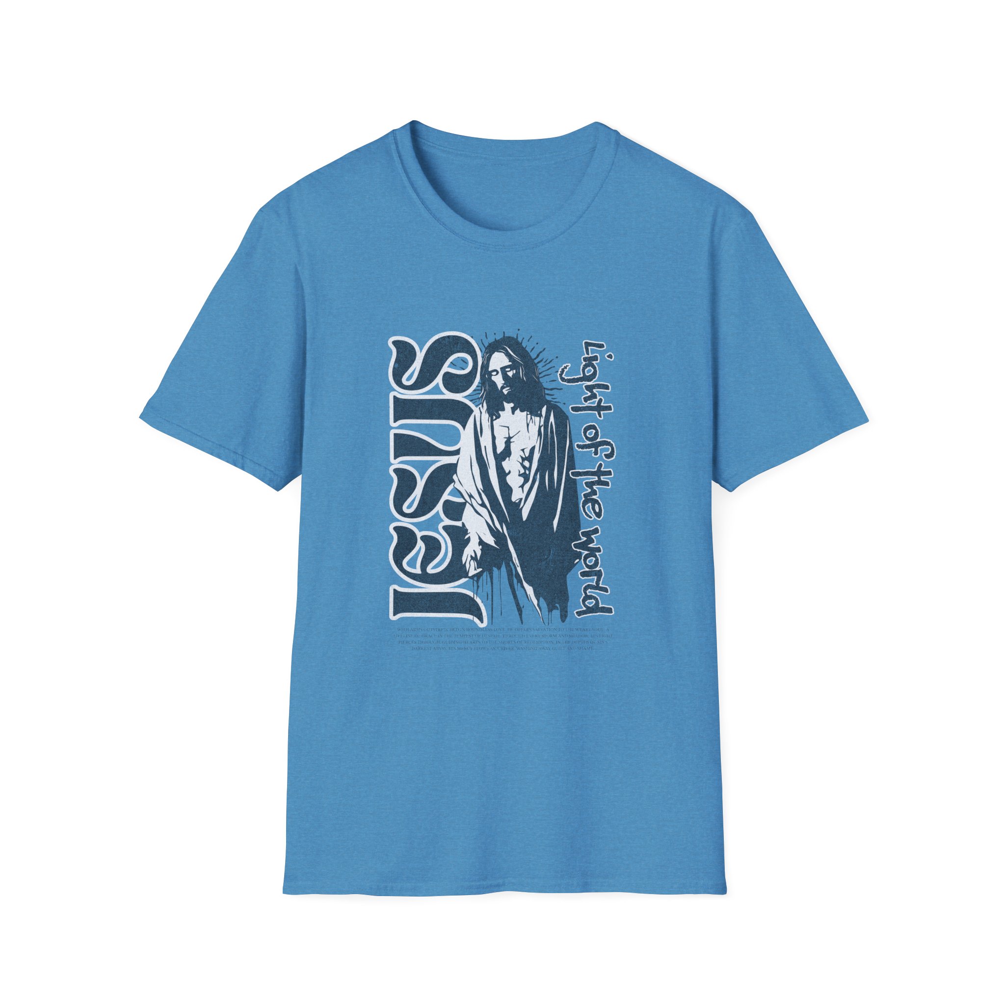 Jesus "Light of the World" Graphic T-Shirt - Image 13