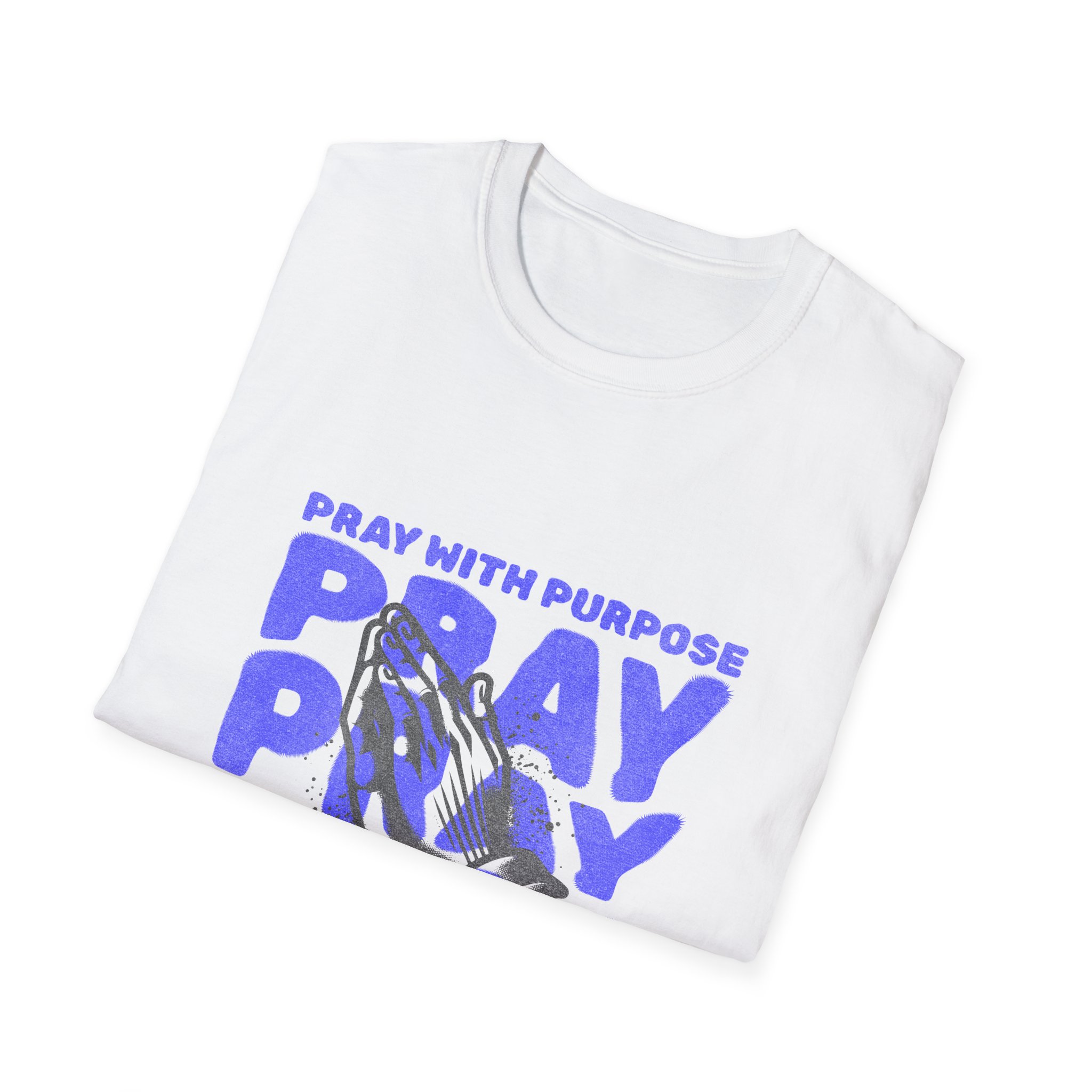 "Pray with Purpose, Live with Grace" Unisex Tee - Image 4
