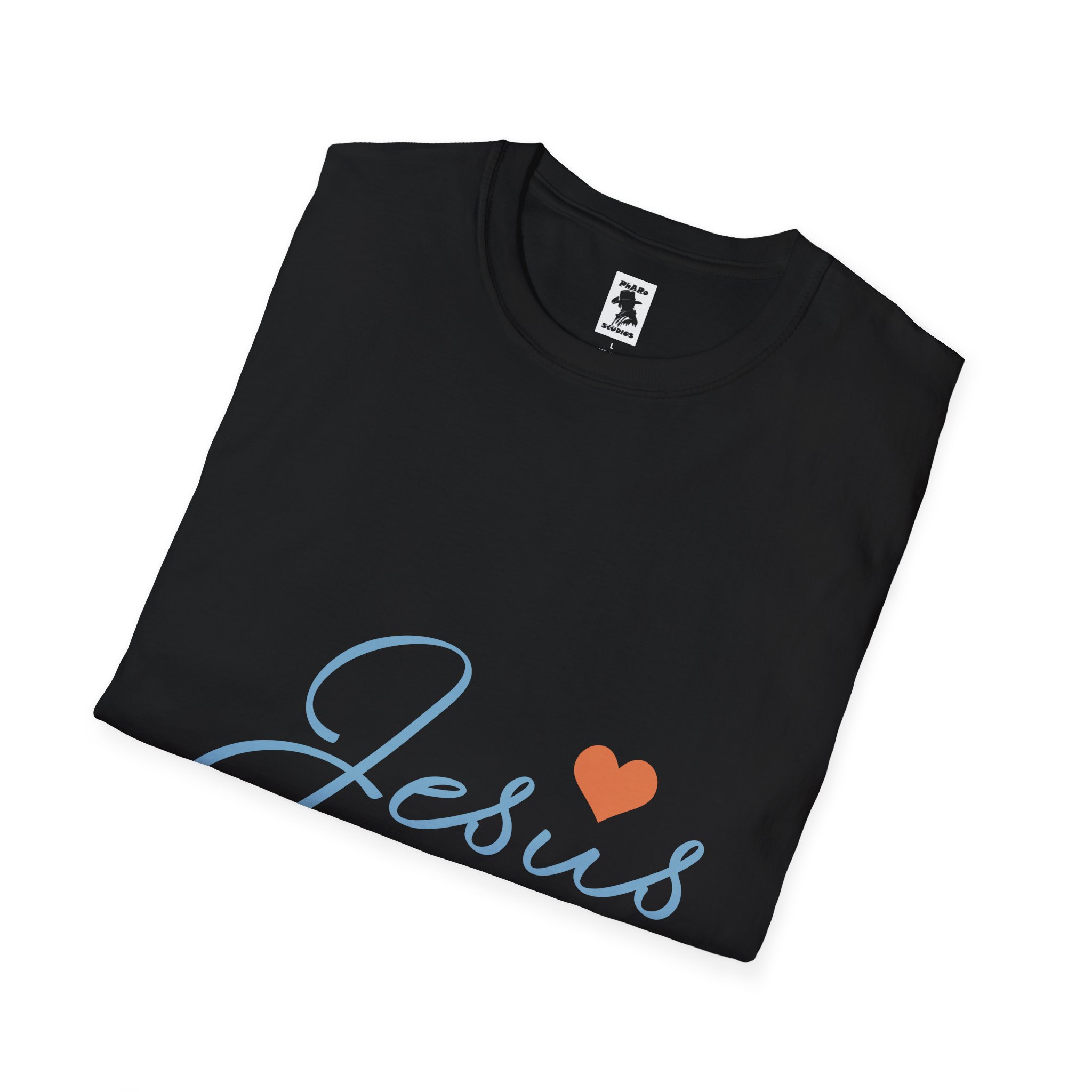Jesus Love Unisex Softstyle T-Shirt - Faith-Inspired Casual Wear - Image 4