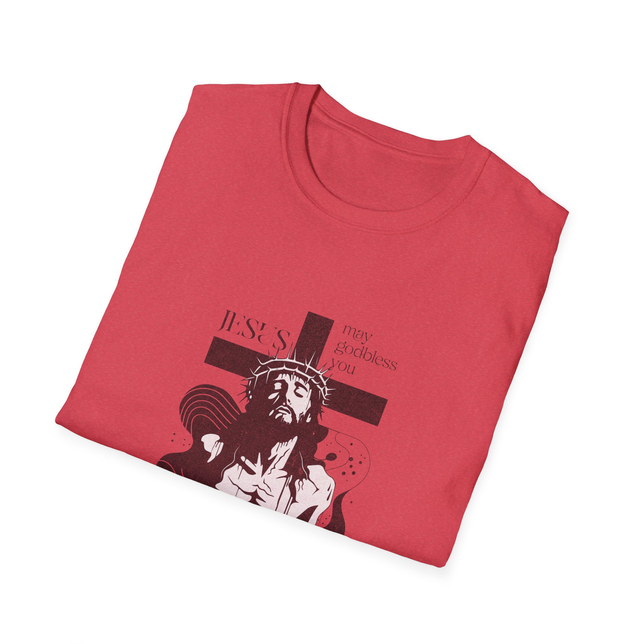 Stylized Jesus Cross Illustration (Religious Christian Tee) - Image 26