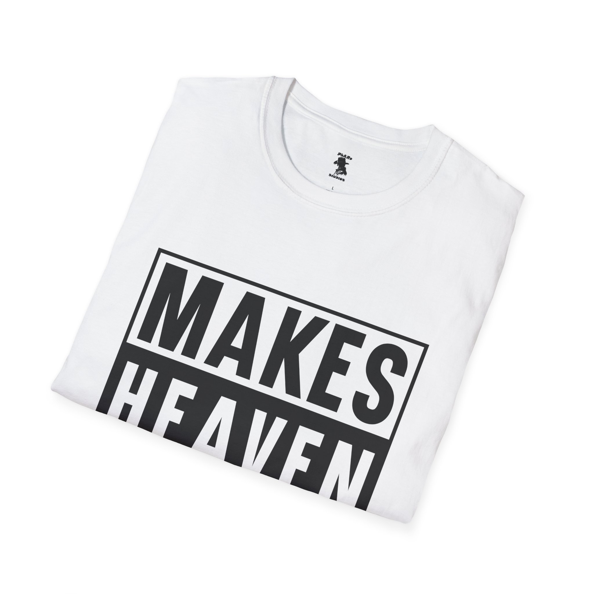 Makes Heaven Crowded Unisex Softstyle T-Shirt - Image 8