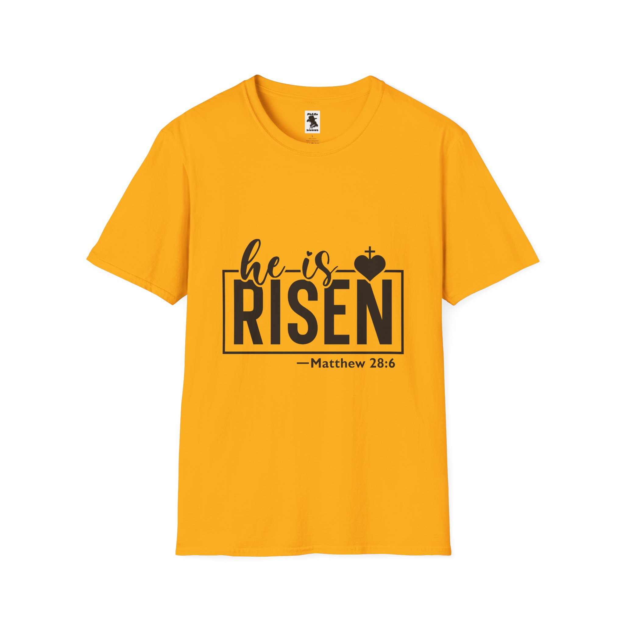 He Is Risen Unisex Softstyle T-Shirt - Faith Inspired Design for Easter Celebrations - Image 21