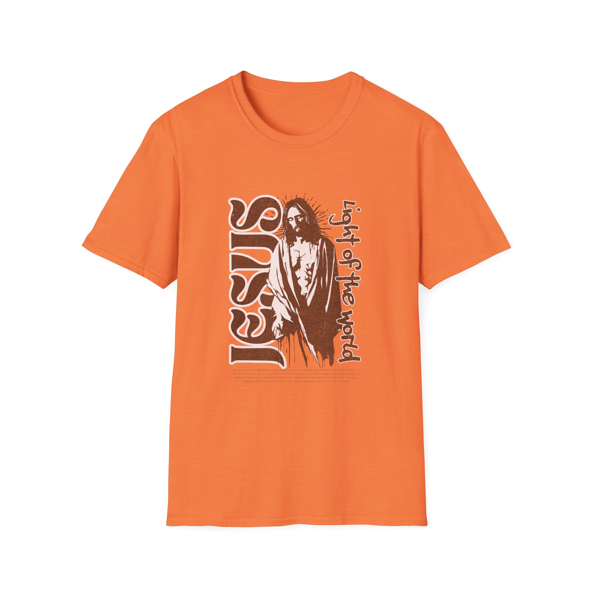 Jesus "Light of the World" Graphic T-Shirt - Image 5