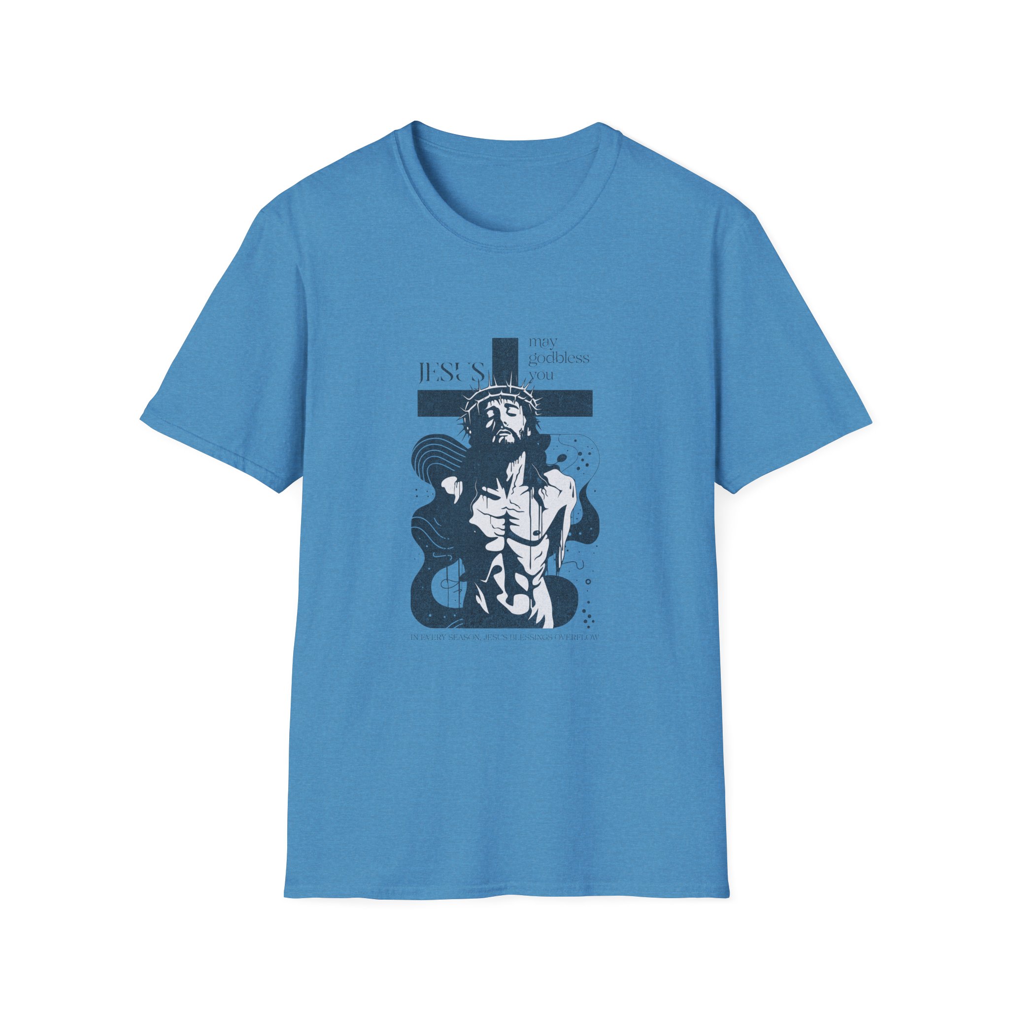 Stylized Jesus Cross Illustration (Religious Christian Tee) - Image 9