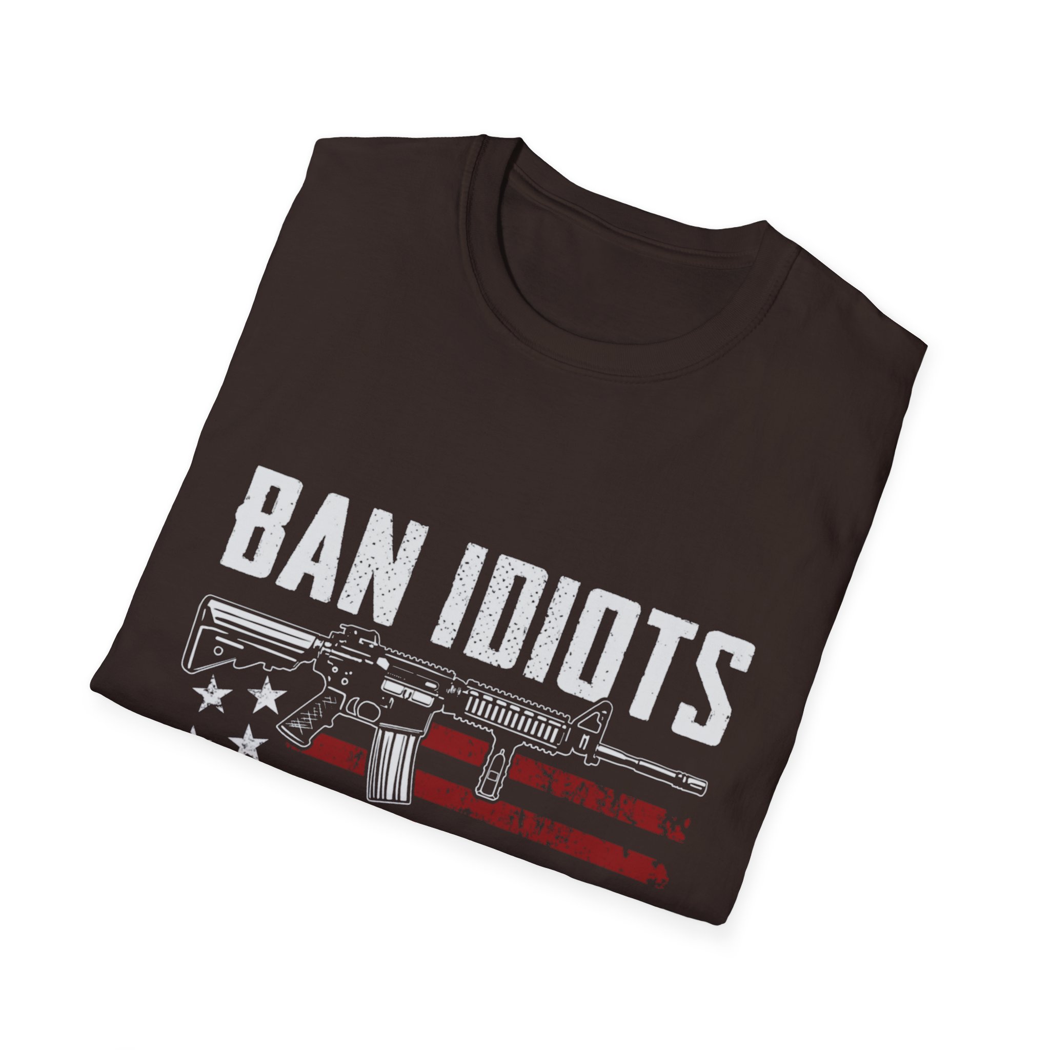 Ban Idiots Not Guns T-Shirt — Political Statement Tee for Gun Safety Advocates - Image 8