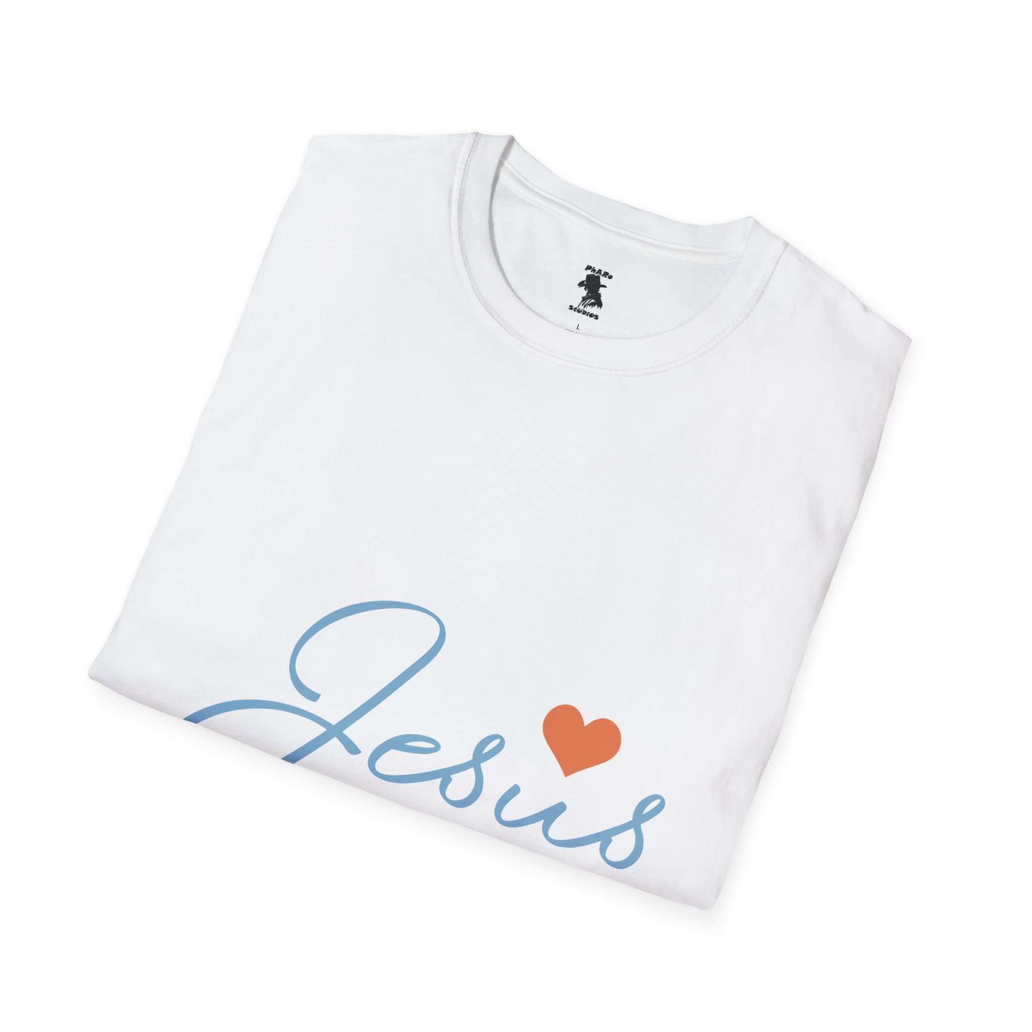 Jesus Love Unisex Softstyle T-Shirt - Faith-Inspired Casual Wear - Image 8