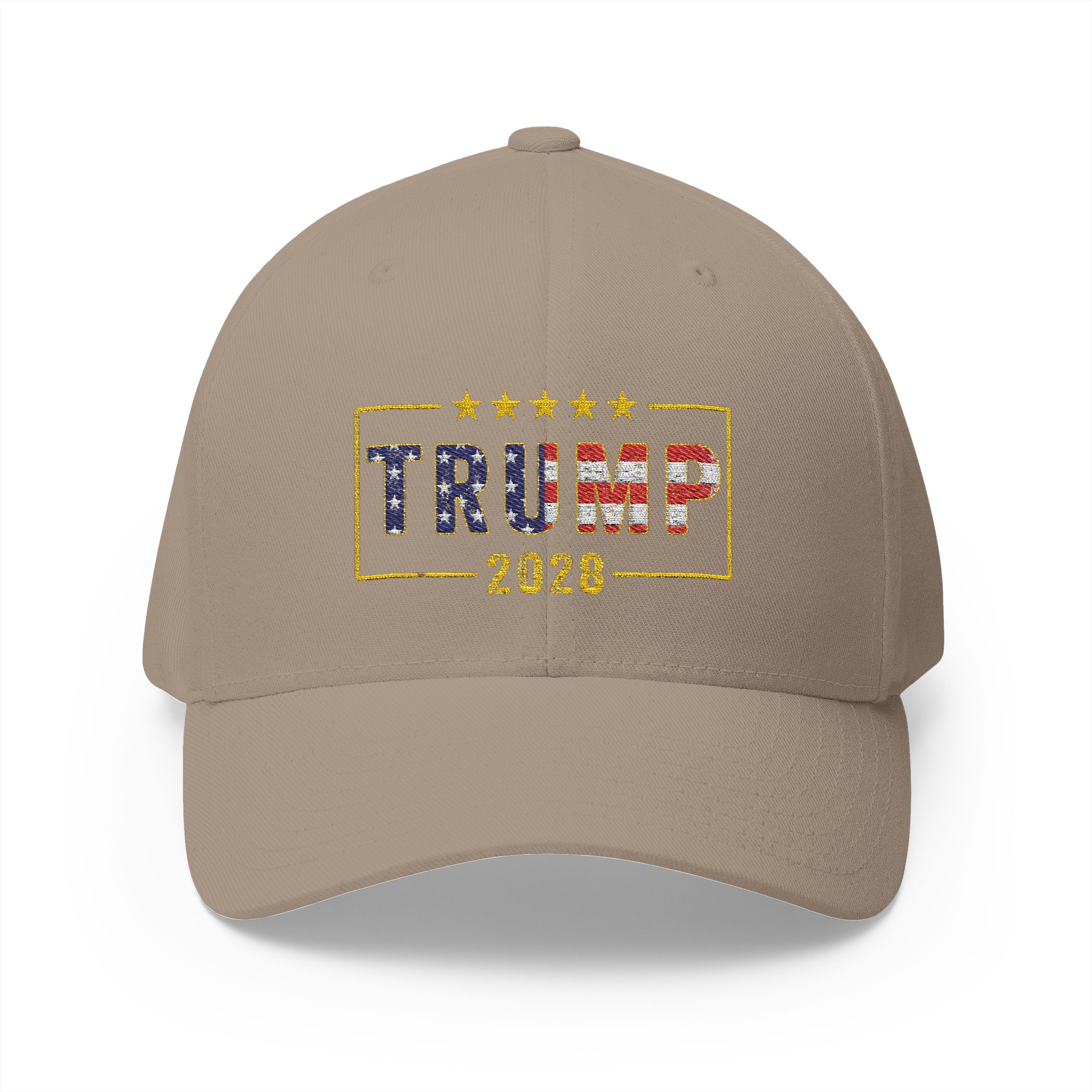 Trump 2028 Embroidered Baseball Cap — Patriotic American Flag Design - Image 17