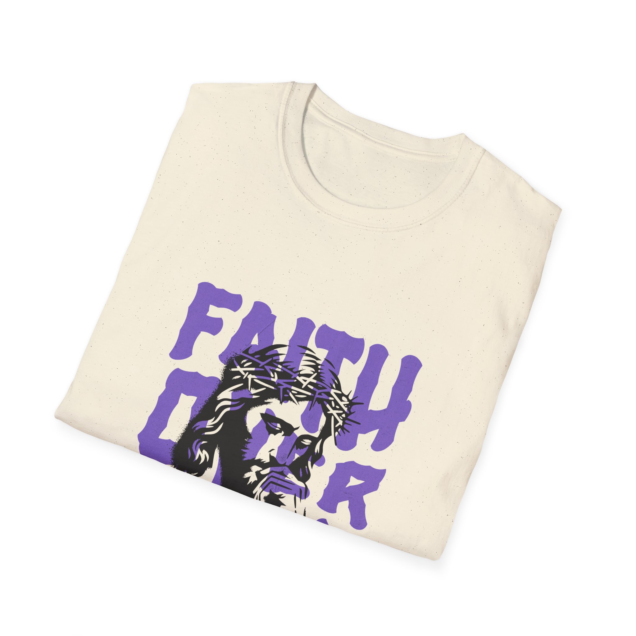 Faith Over Fear T-Shirt — Christian Jesus Graphic Tee (Faith Over Fear) - Image 8