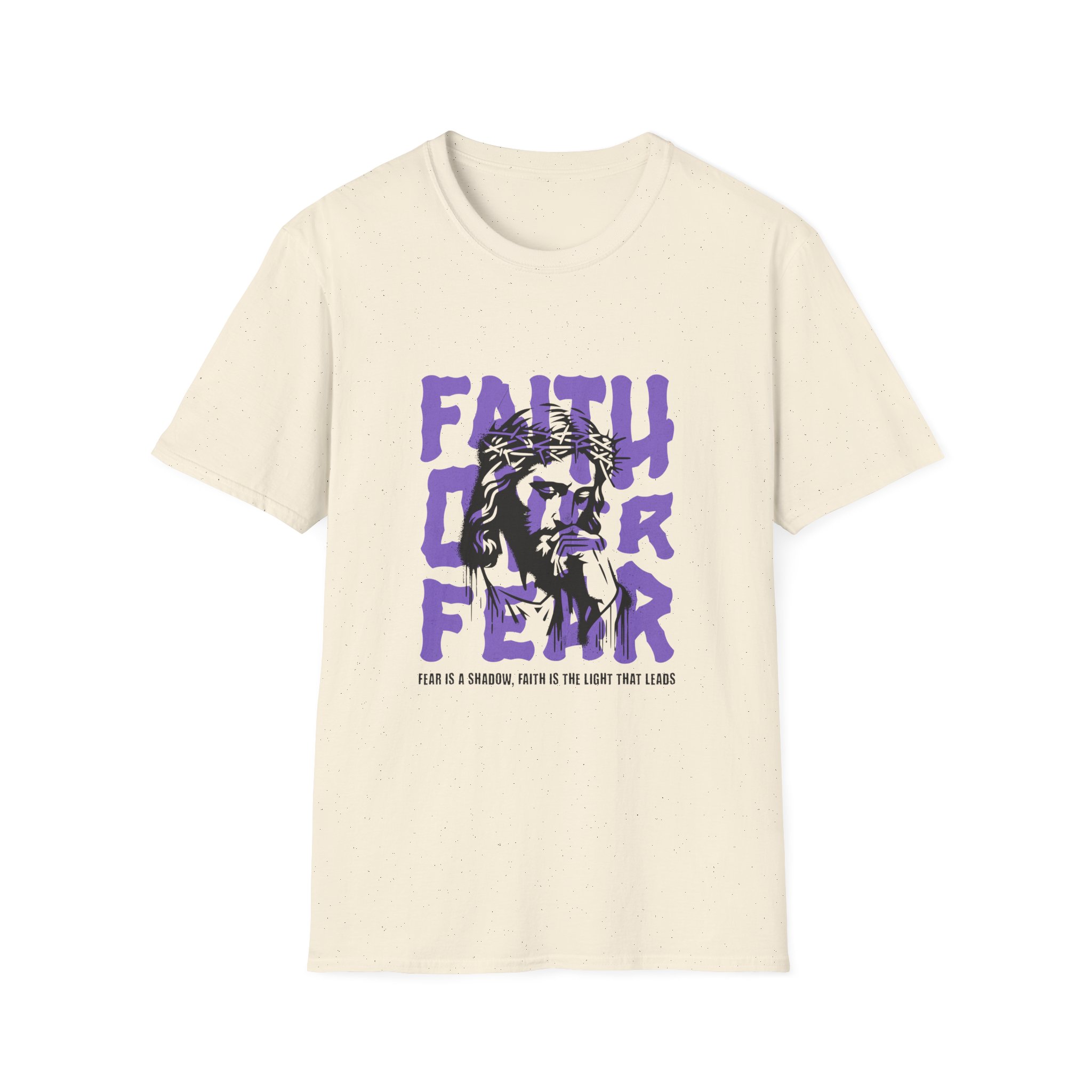 Faith Over Fear T-Shirt — Christian Jesus Graphic Tee (Faith Over Fear) - Image 7
