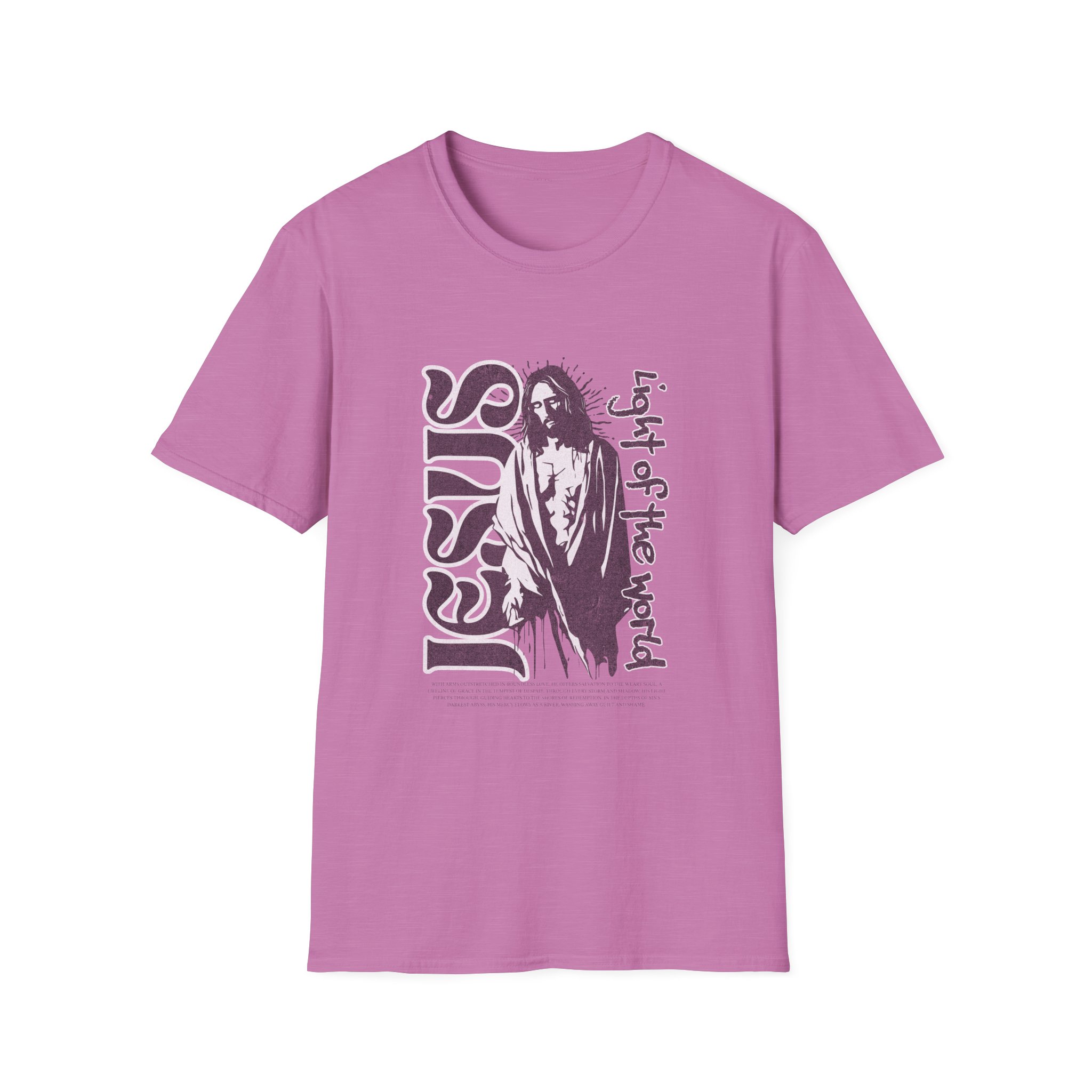 Jesus "Light of the World" Graphic T-Shirt - Image 19