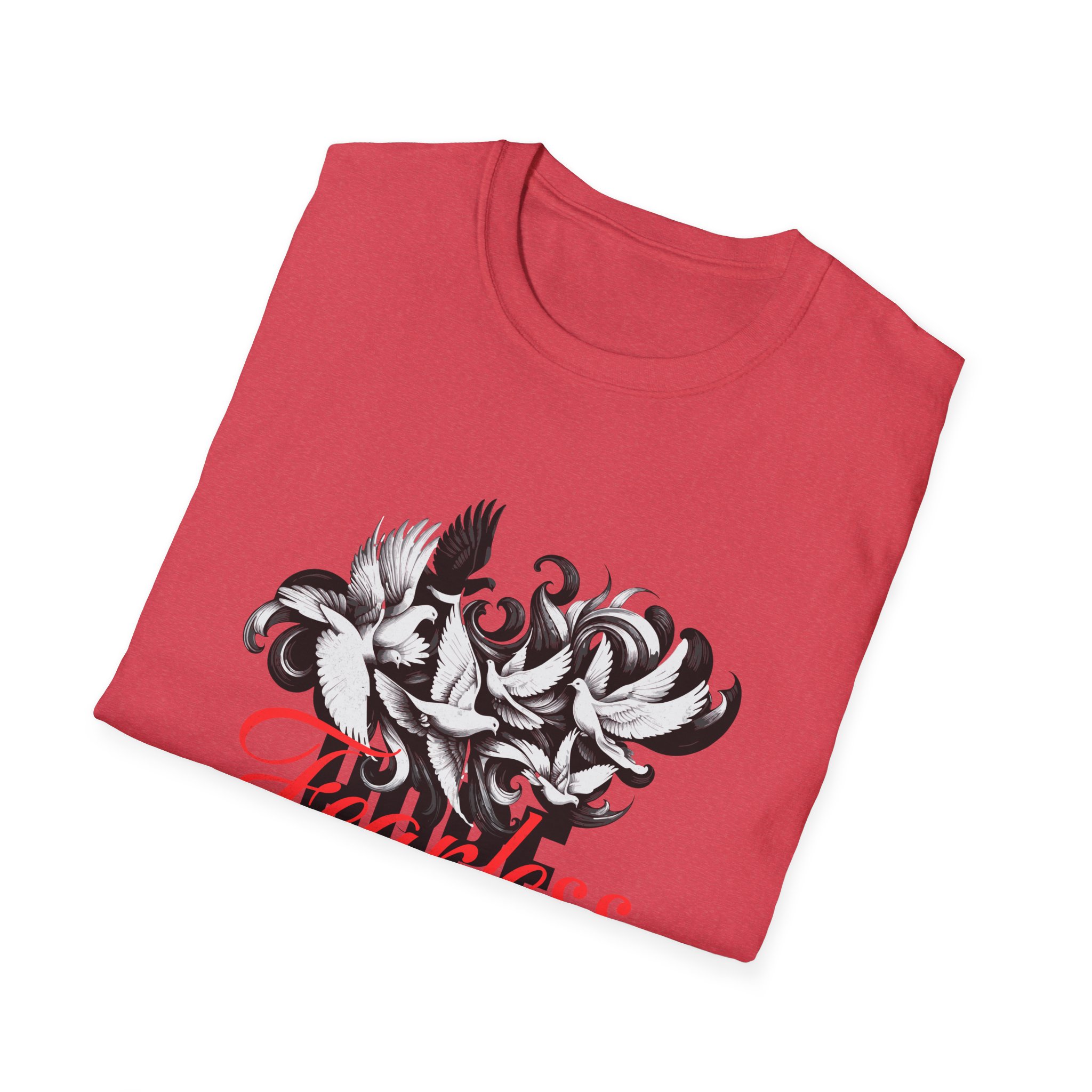 'Fearless' Graphic Tee with Ornamental Script - Image 26