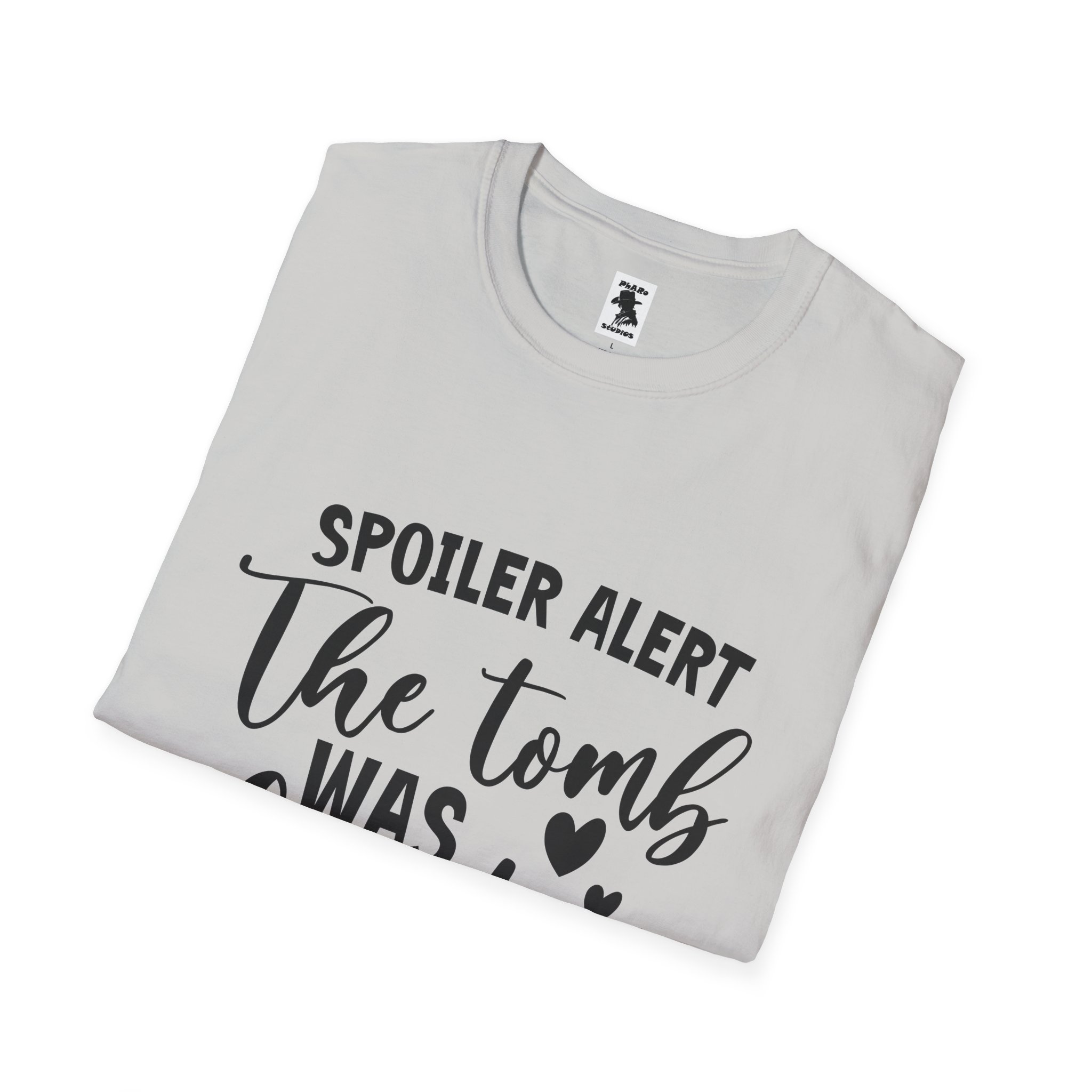 'Spoiler Alert: The Tomb Was Empty' Unisex Softstyle T-Shirt - Perfect for Easter and Celebrations! - Image 16