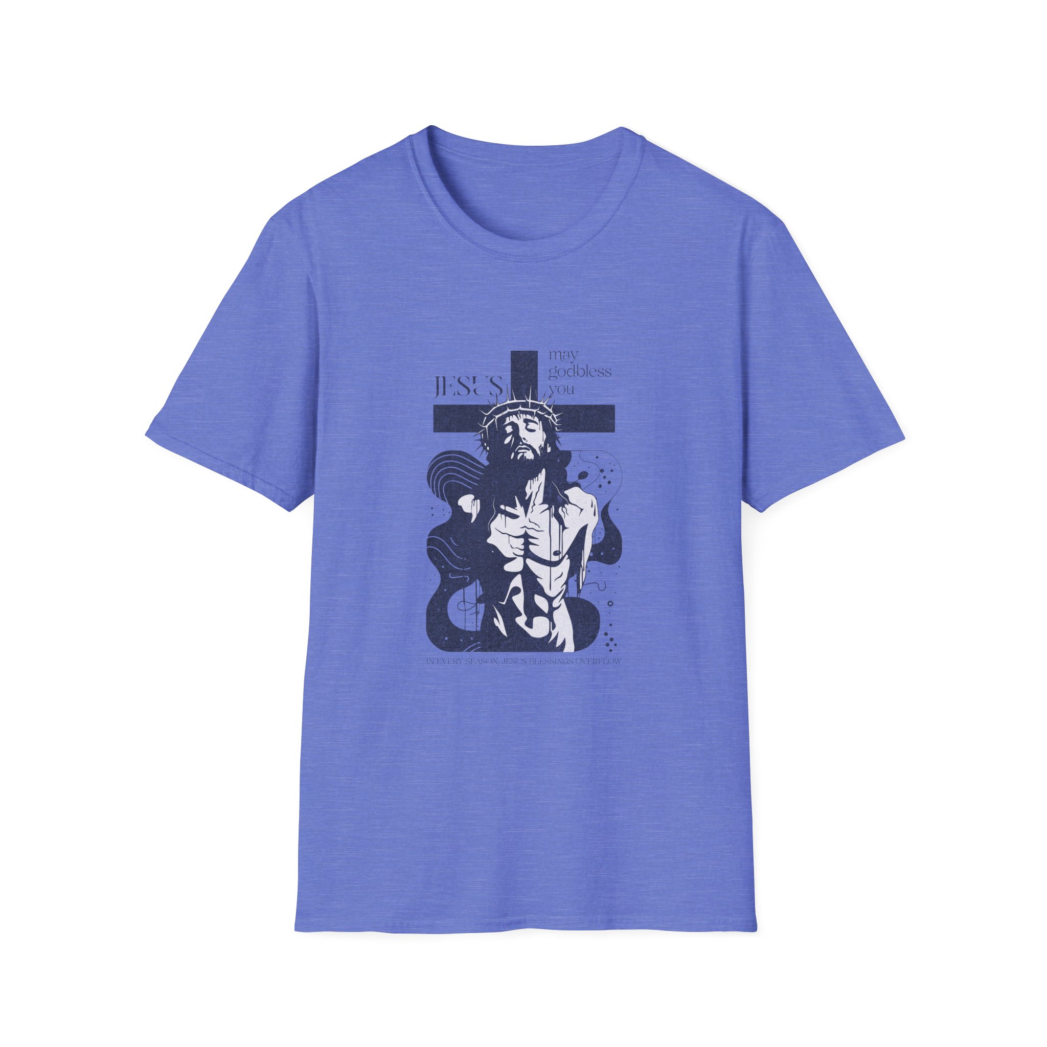 Stylized Jesus Cross Illustration (Religious Christian Tee) - Image 11