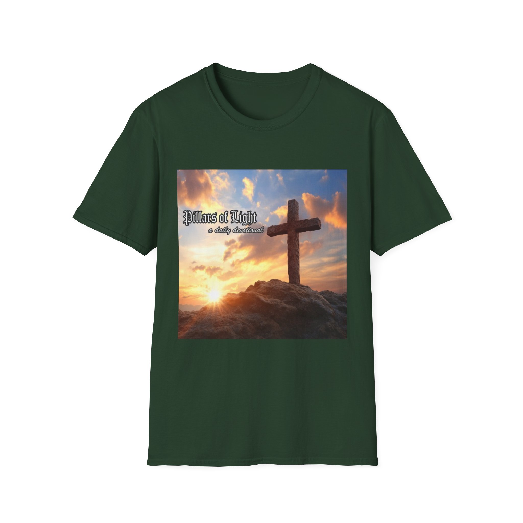 Pillars of Light Devotional Podcast T-Shirt — The Truth in the Darkness - Image 17