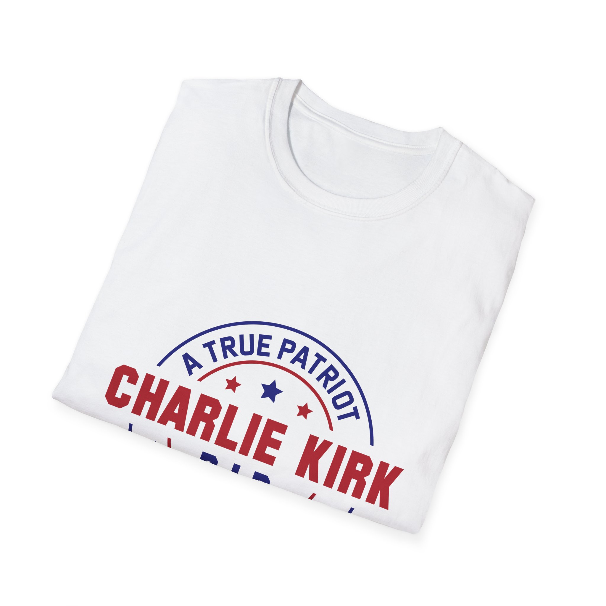 T-Shirt — "Charlie Kirk R.I.P. A True Patriot" Memorial Tee - Image 2