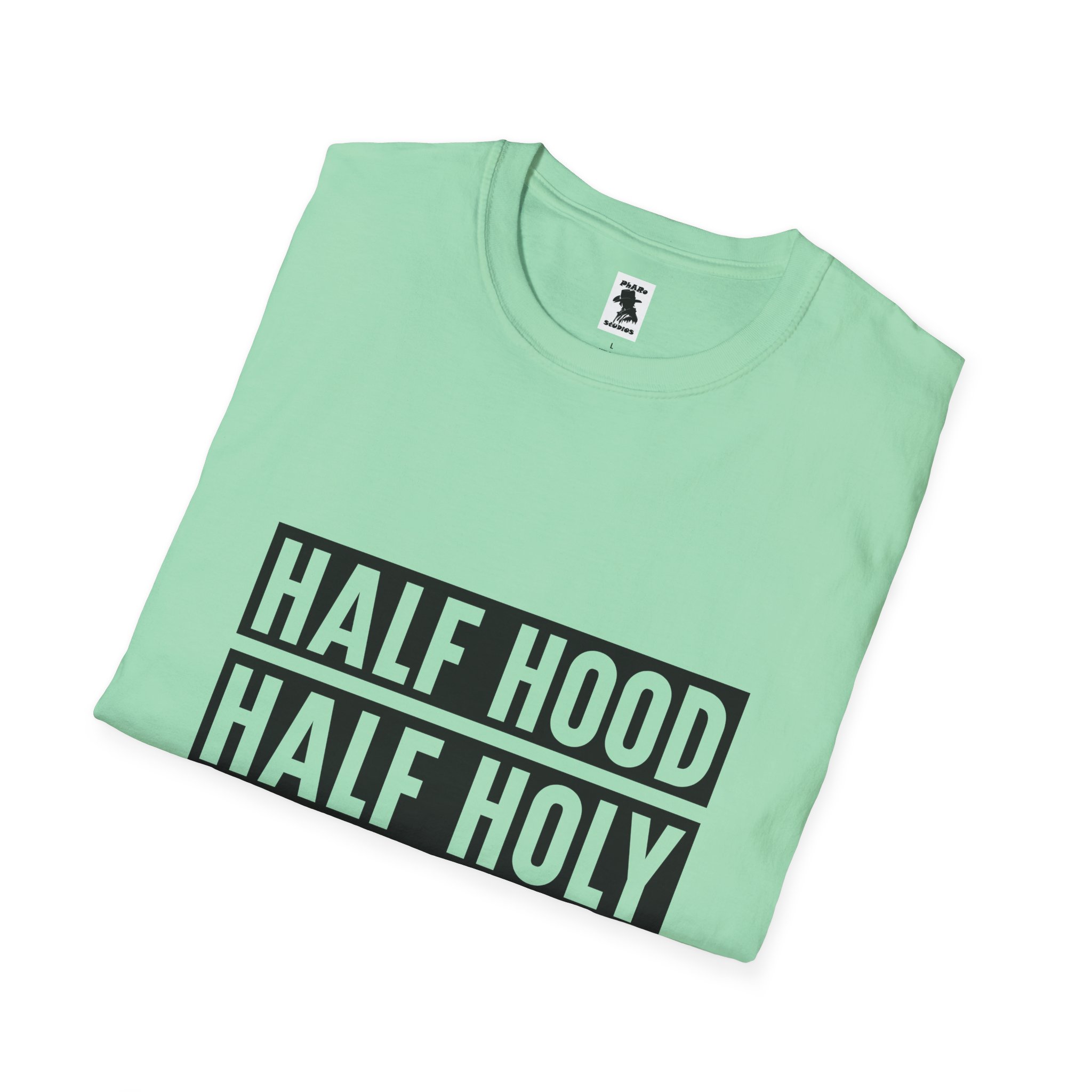 Half Hood Half Holy Unisex Softstyle T-Shirt - Pray with Me Graphic Tee - Image 20