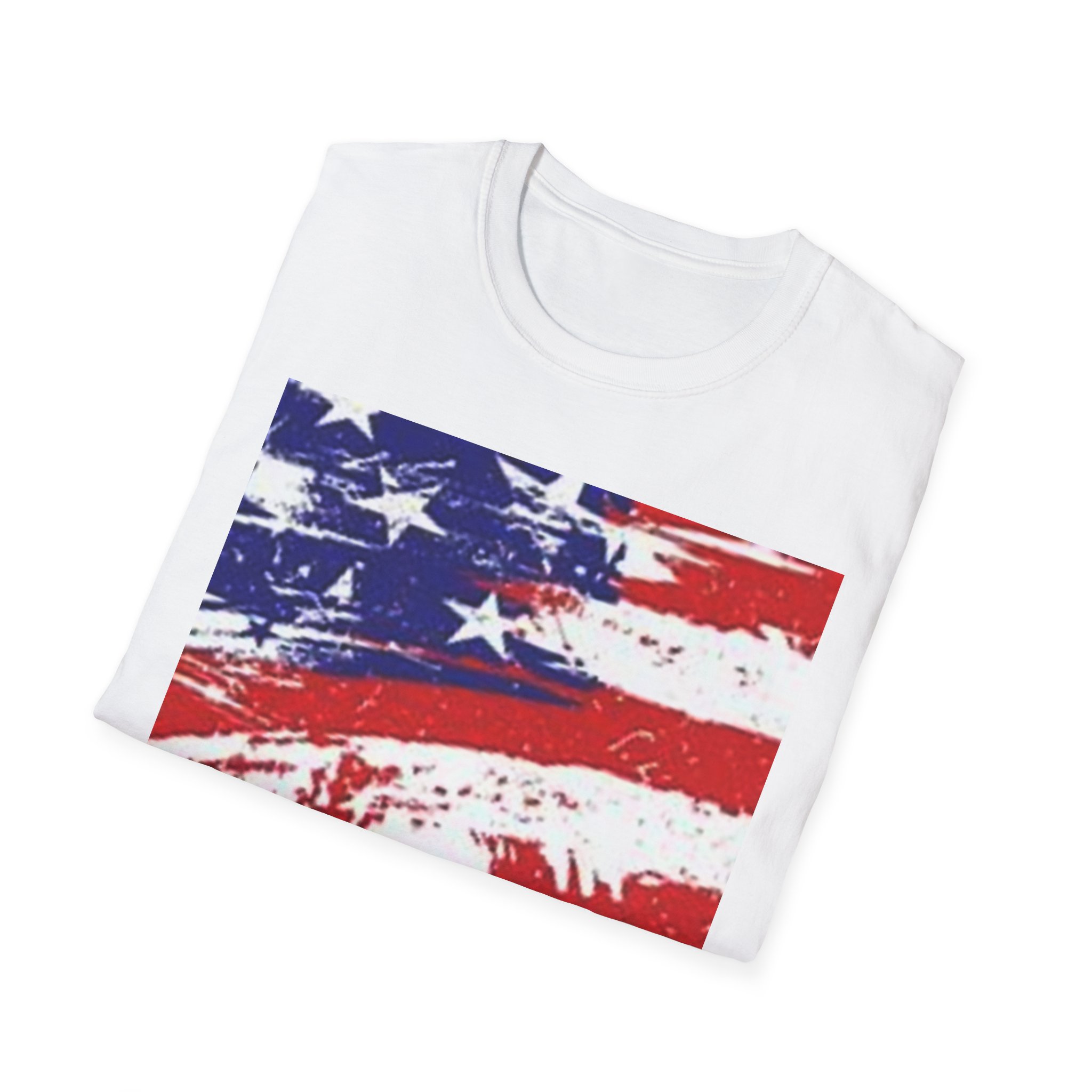 Courage in the Darkness T-Shirt, Unisex Softstyle Tee for Freedom Lovers, 'Awaken America' Graphic Shirt, Perfect for Holidays, Gift Idea - Image 4