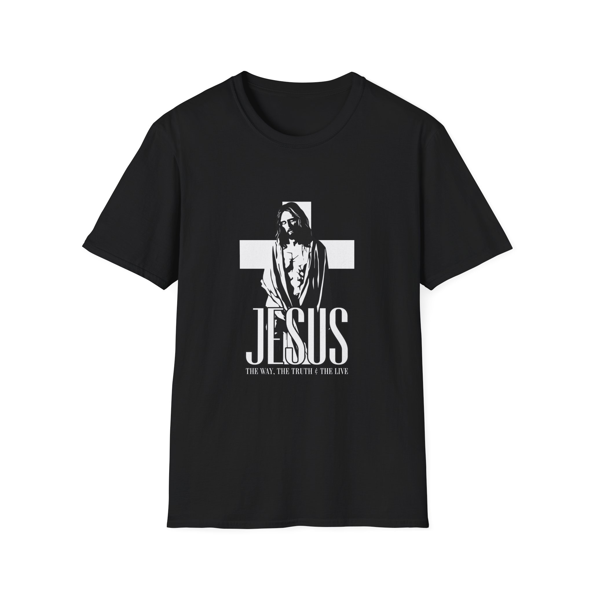 Jesus Cross Graphic T-Shirt — Faith-Based Christian Tee - Image 5