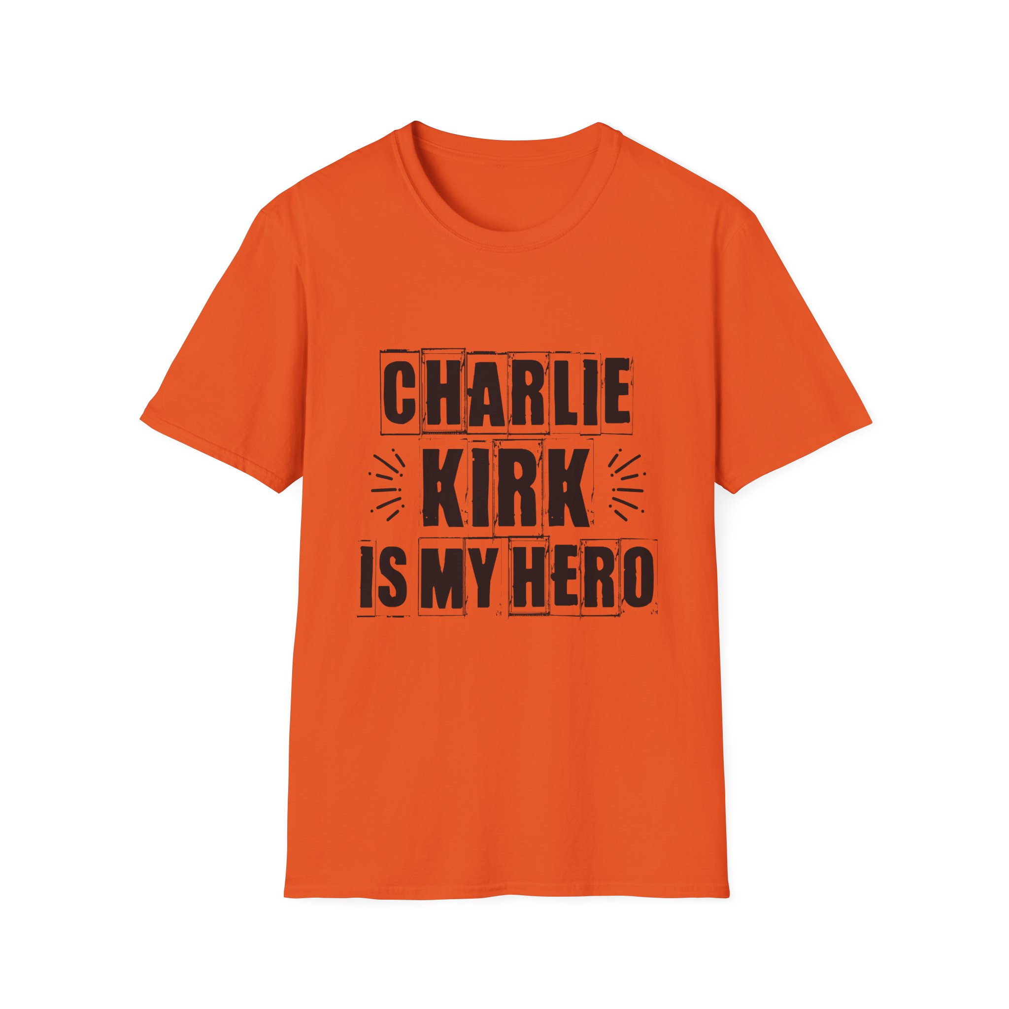 Charlie Kirk Is My Hero T-Shirt — Political Statement Tee