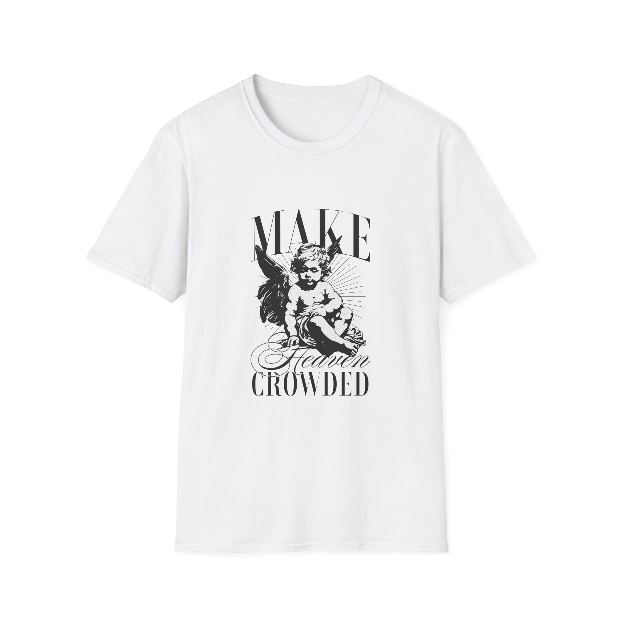 Make Heaven Crowded Unisex Tee - Image 3