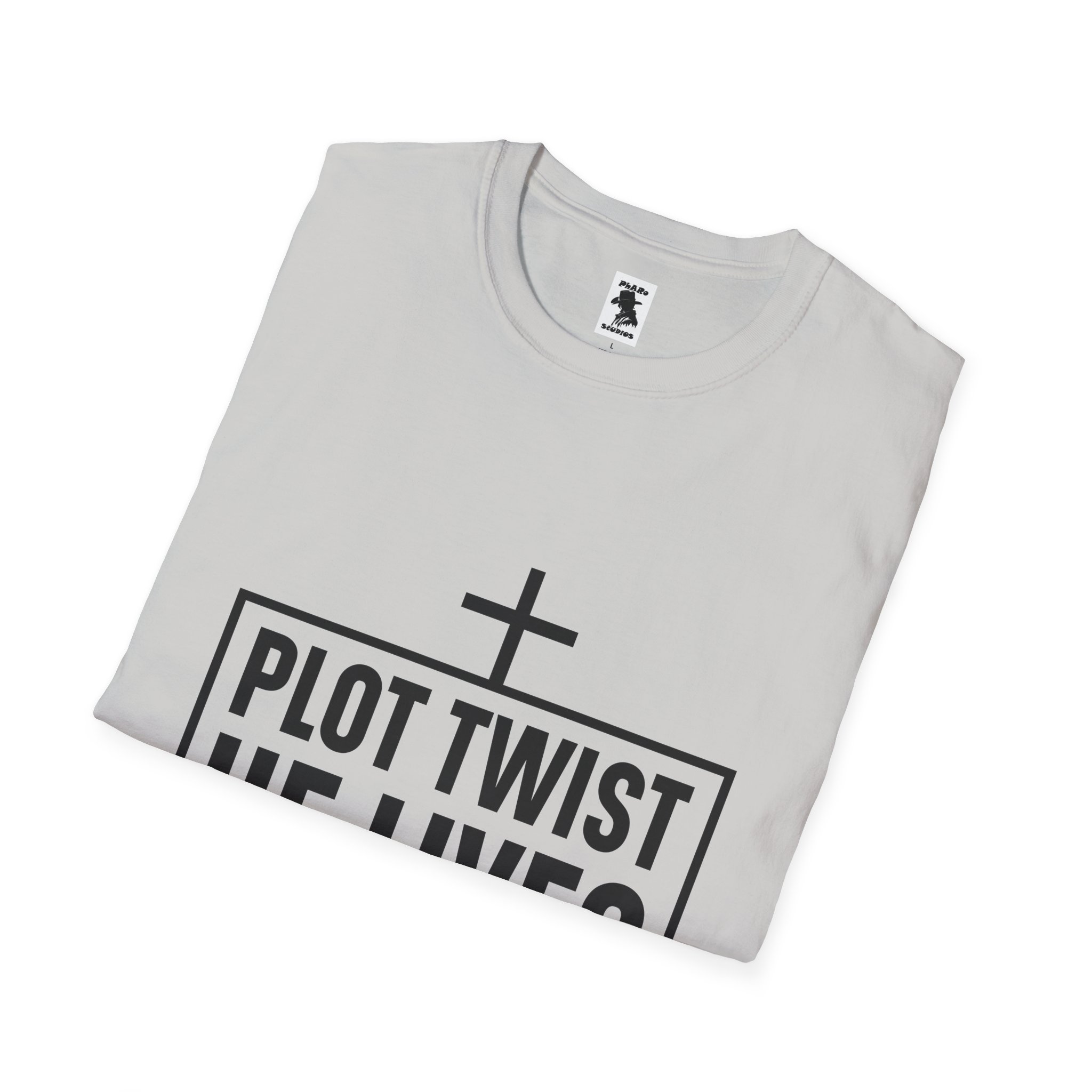 Unisex Softstyle T-Shirt - 'Plot Twist He Lives' Inspirational Faith Shirt - Image 20